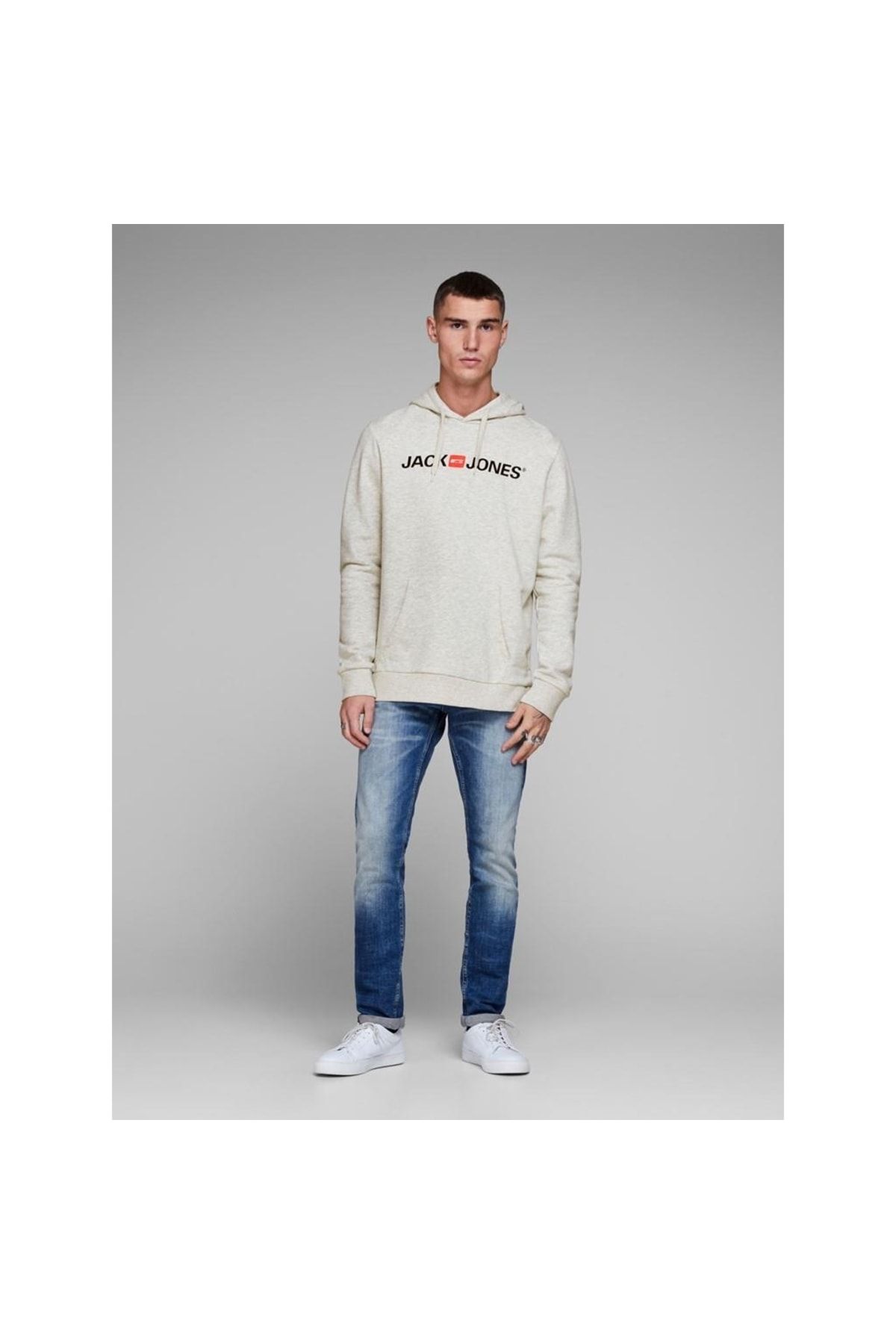 Jack & Jones Jack&jones Jjecorp Erkek Logo Sweat