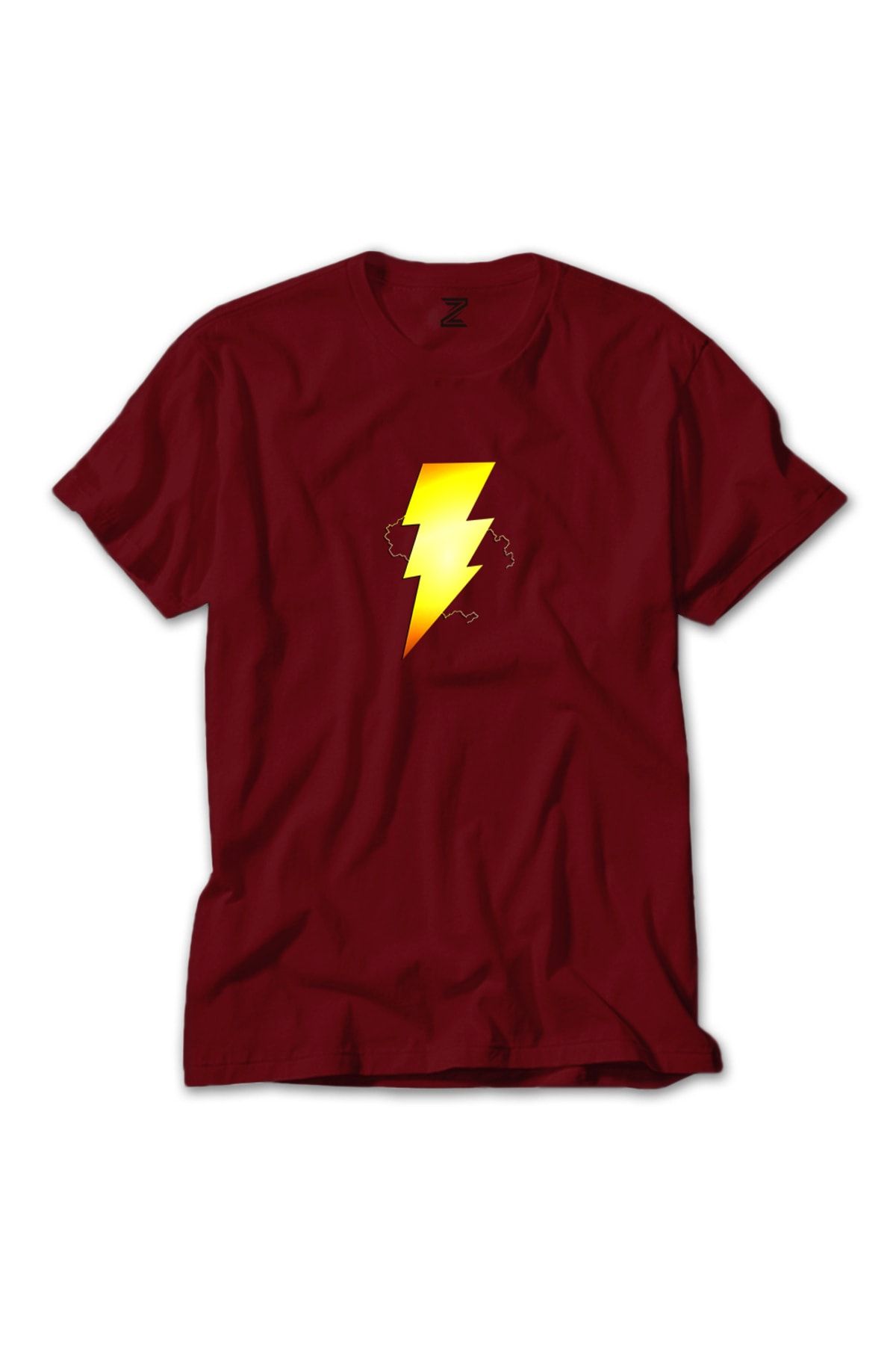 Z zepplin Shazam Logo Kırmızı Tişört
