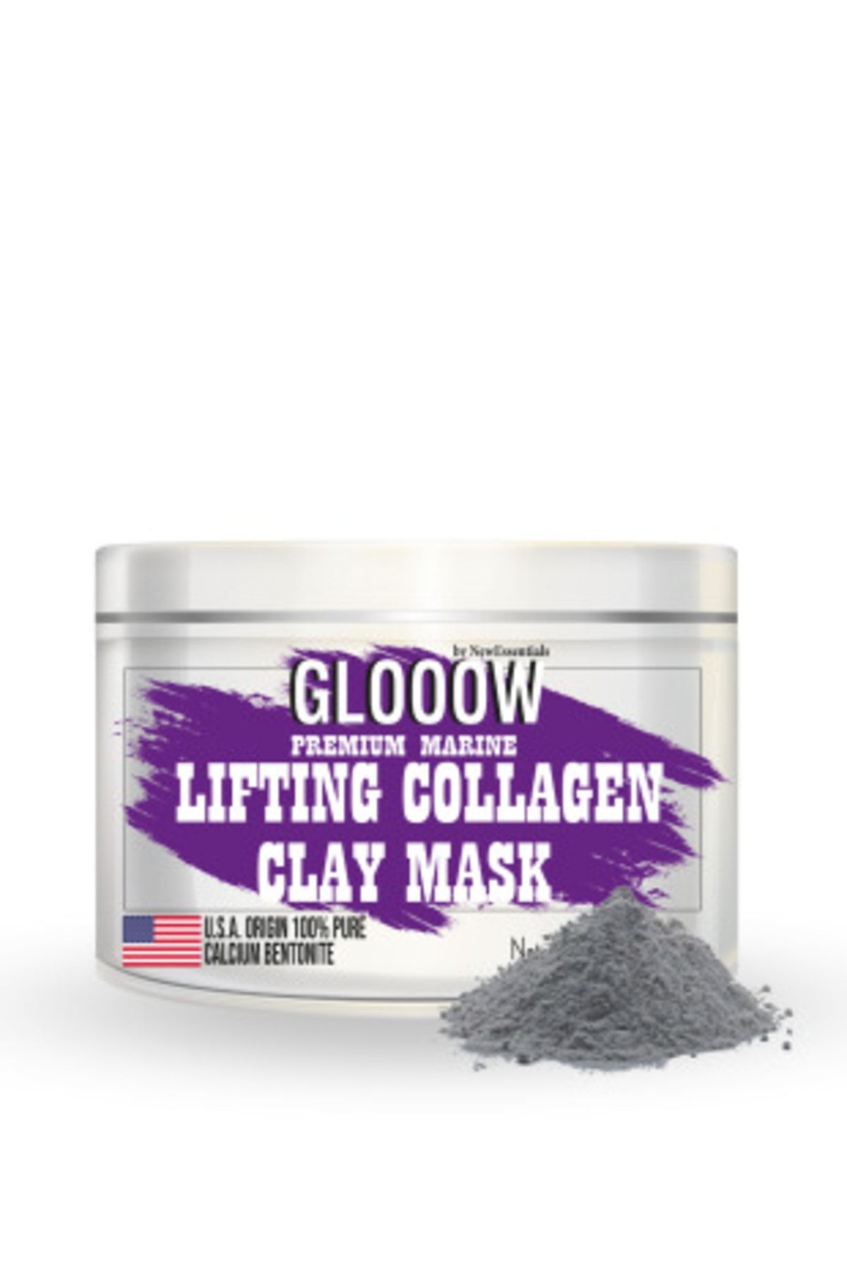 New Essentials Kolajen Kil Maskesi-Sıkılaştırıcı, Arındırıcı & Peeling Etkili Yüz Maskesi- 125 gr