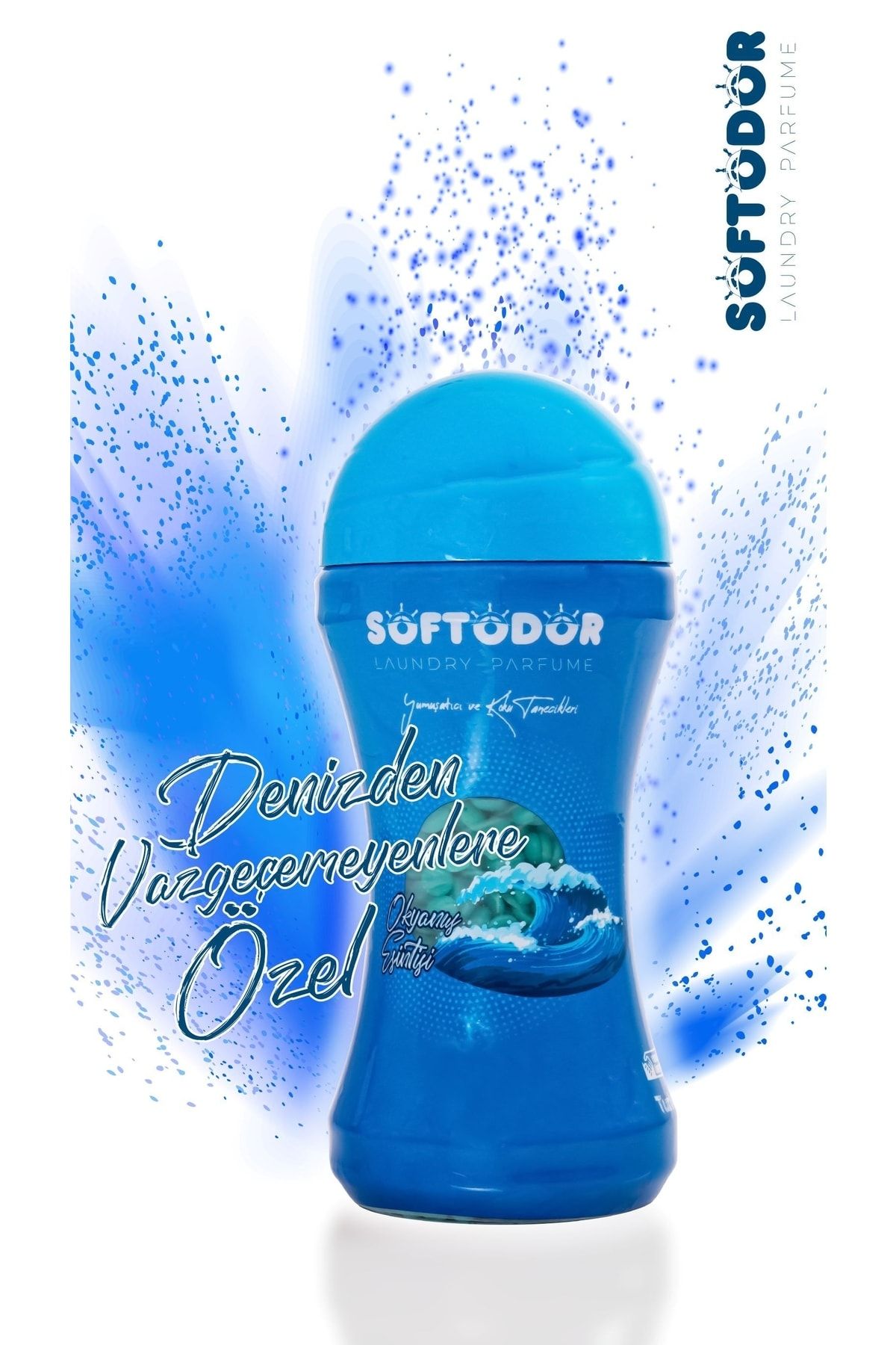 Softodor Okyanus Esintisi Granül Çamaşır Parfümü & Yumuşatıcı 210 gr