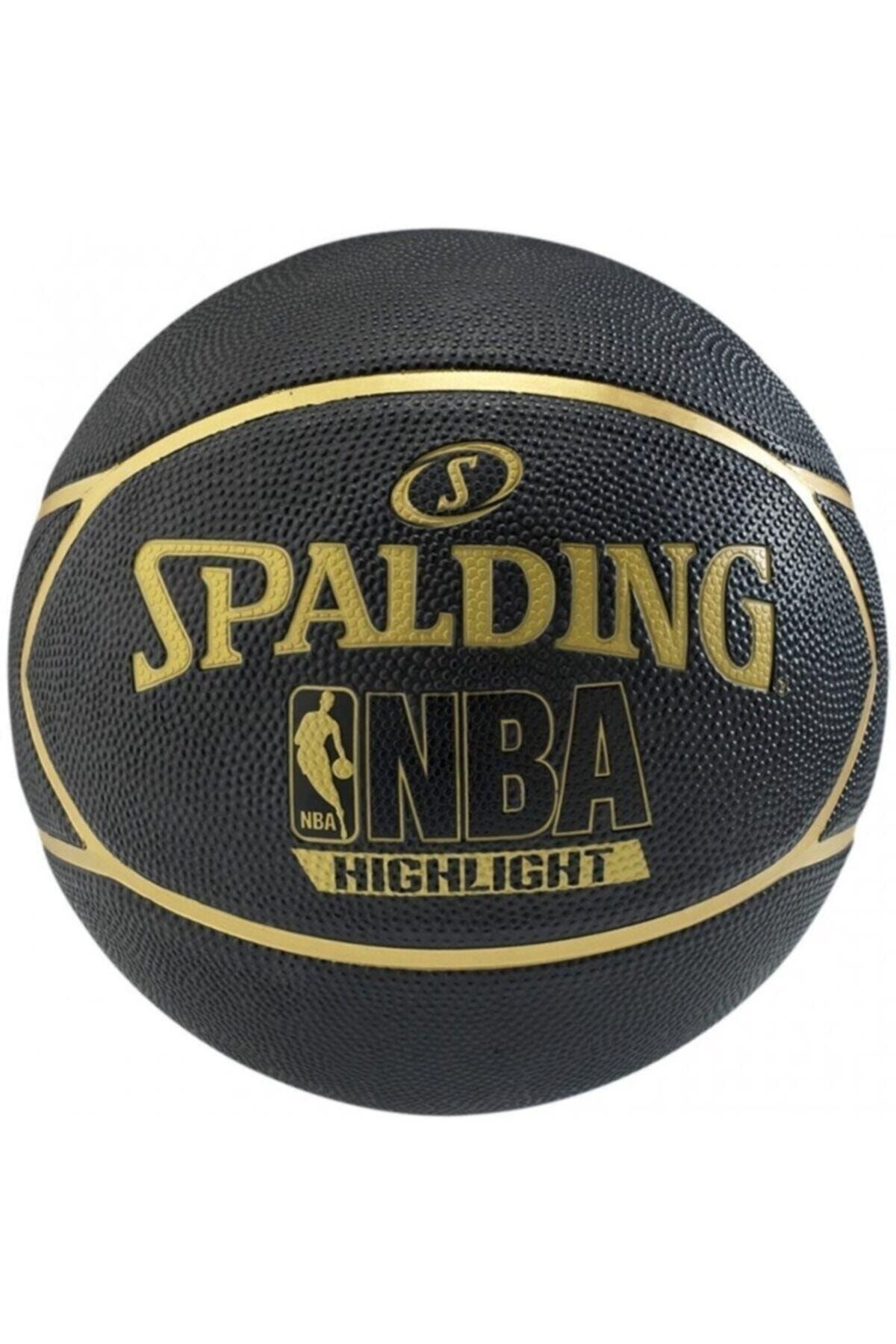 Spalding Basketbol Topu Highlight Black Gold No: 7