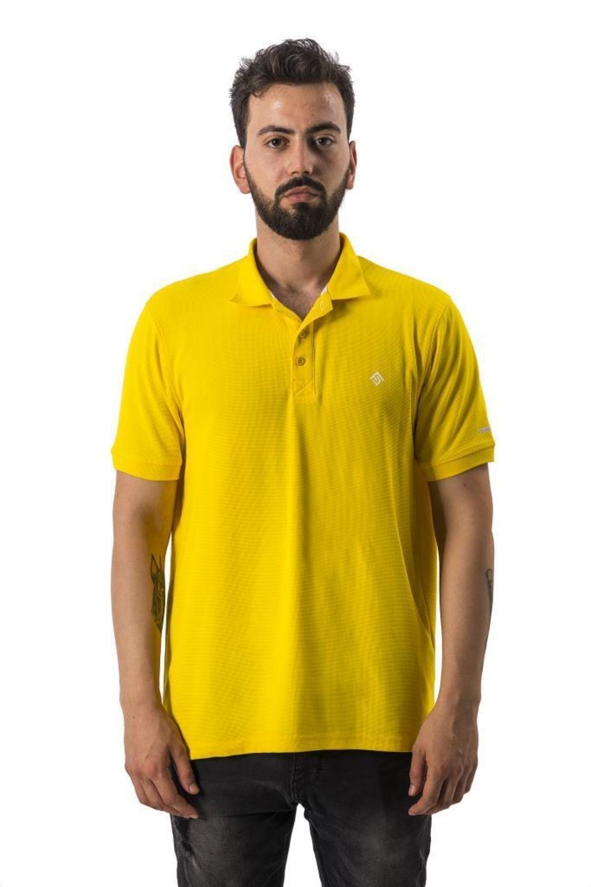 Freecamp Breeze Erkek Polo T-shirt Sarı