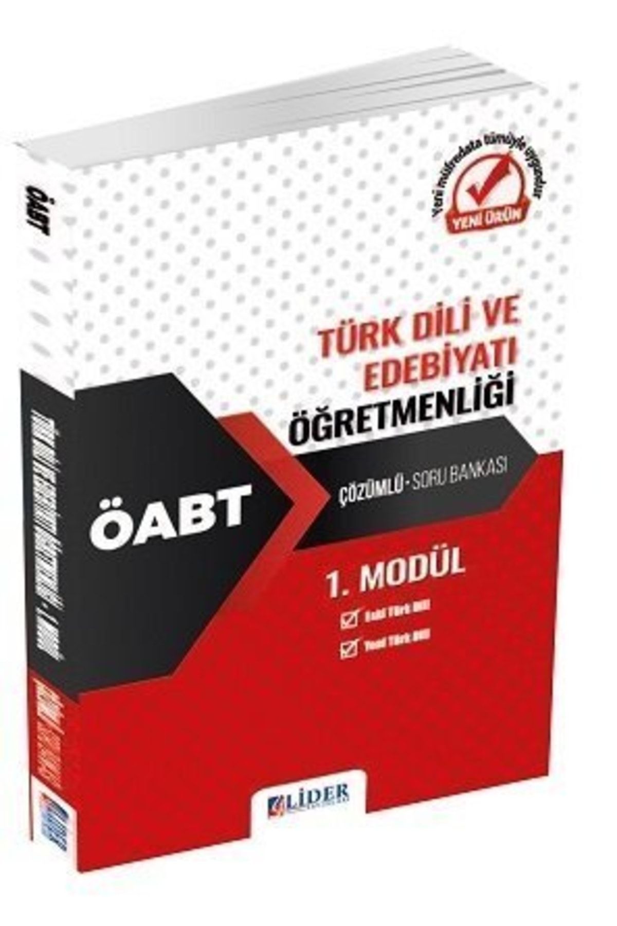 Lider Yayınları 2020 Öabt Türk Dili ve Edebiyatı Öğretmenliği 3lü Modüler Çözümlü Soru Bankası