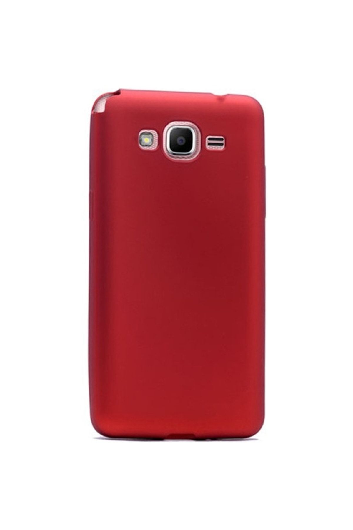 KılıfShop Samsung Galaxy Grand Prime Plus Kılıf Premier Silikon Kılıf Kırmızı