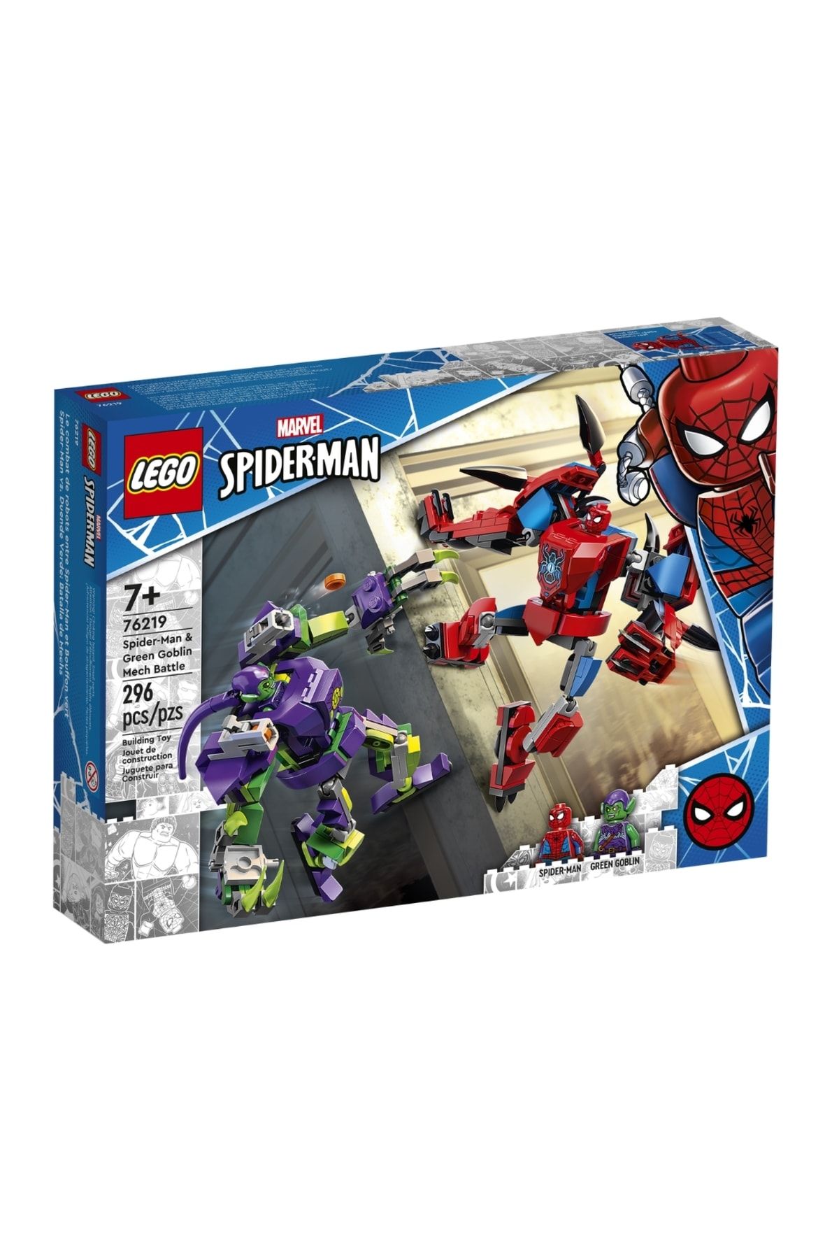 LEGO Spiderman Marvel Spider Man & Green Goblin Mech Battle Örümcek Adam Spider-man 76219 296