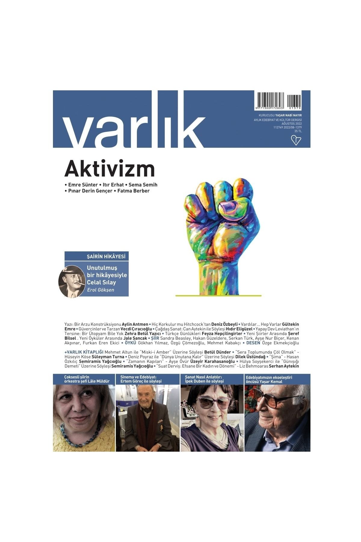 Varlık Yayınları Varlık 1379.sayı Ağustos 2022