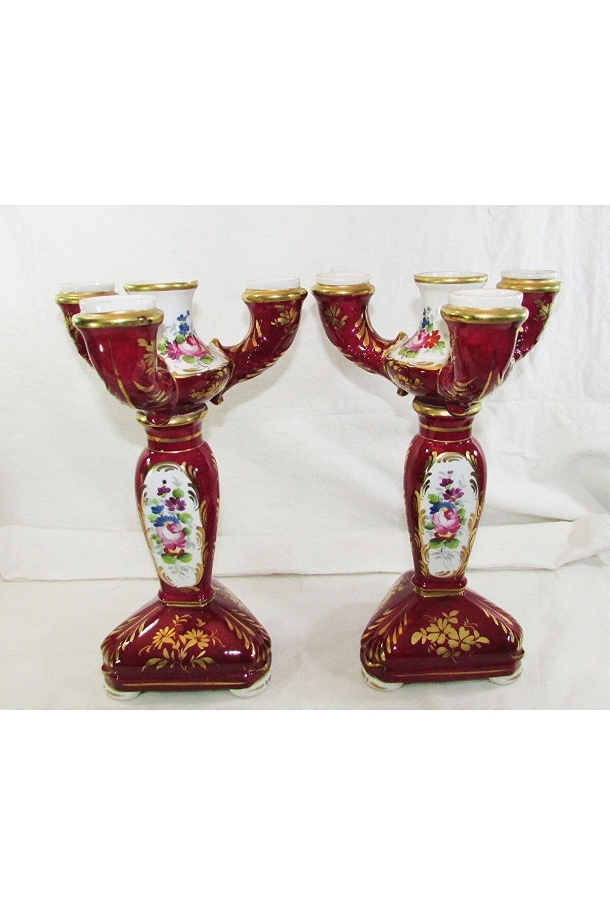 shaznaci Antika Fransız Porselen Şamdanlar..çift Fiyatı, Yorumları