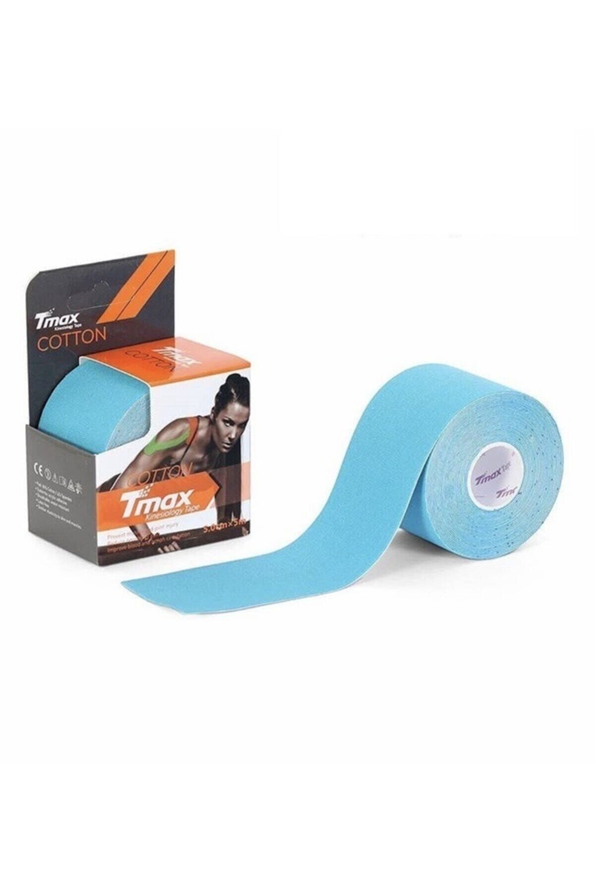 TMAX Tape Kinesio Ağrı Bandı 5 Metre X 5 Cm Mavi