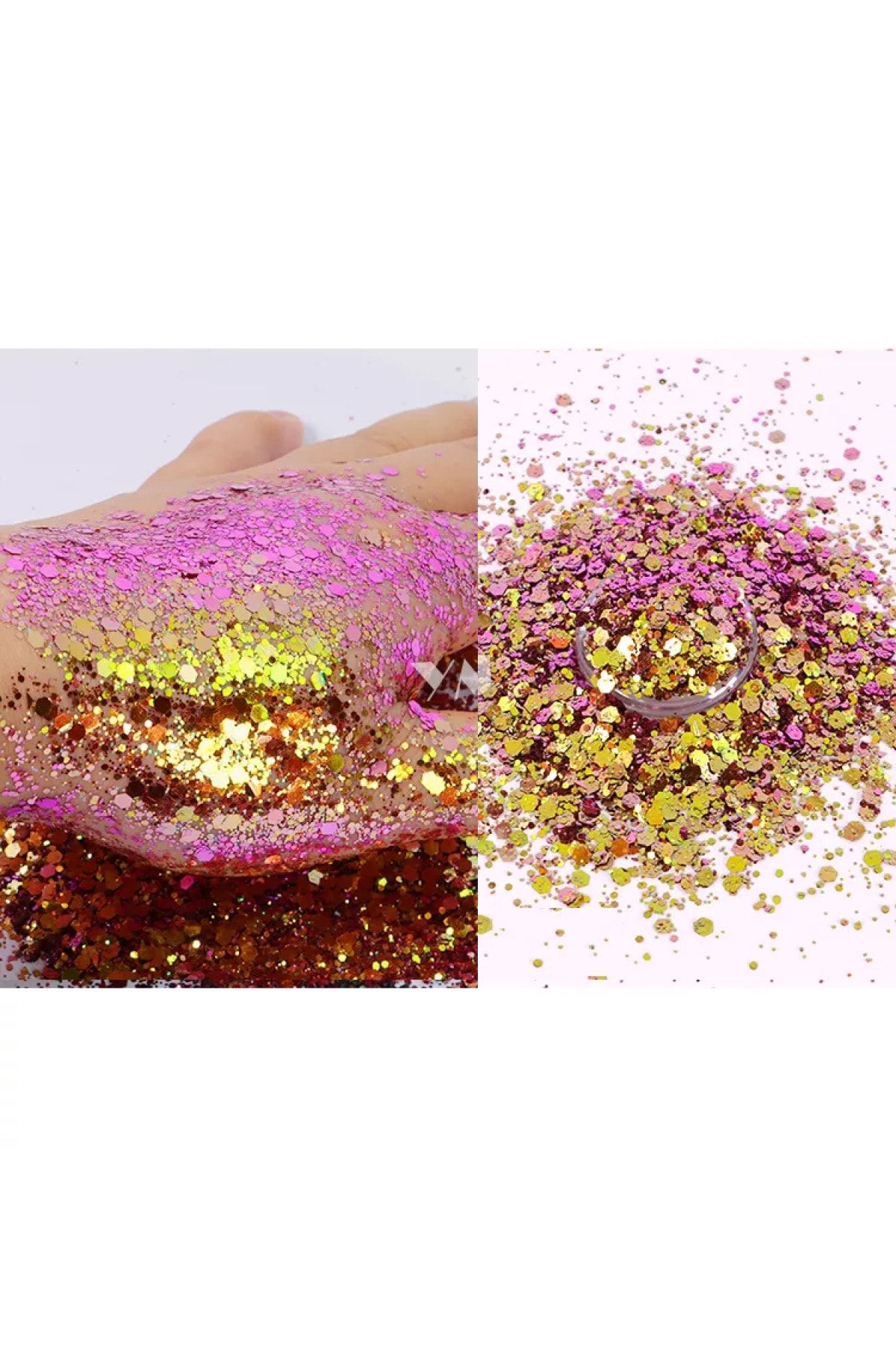 Sirius Hobi Epoksi Chunky Glitters Chameleon Makyaj Tırnak Yüz Simi 4 gram