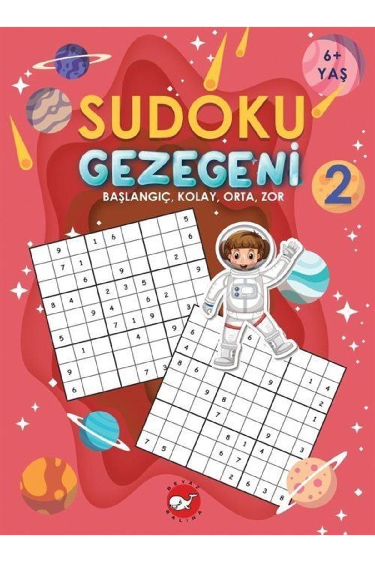 Beyaz Balina Yayınları Sudoku Gezegeni 2 / Başlangıç, Kolay, Orta, Zor