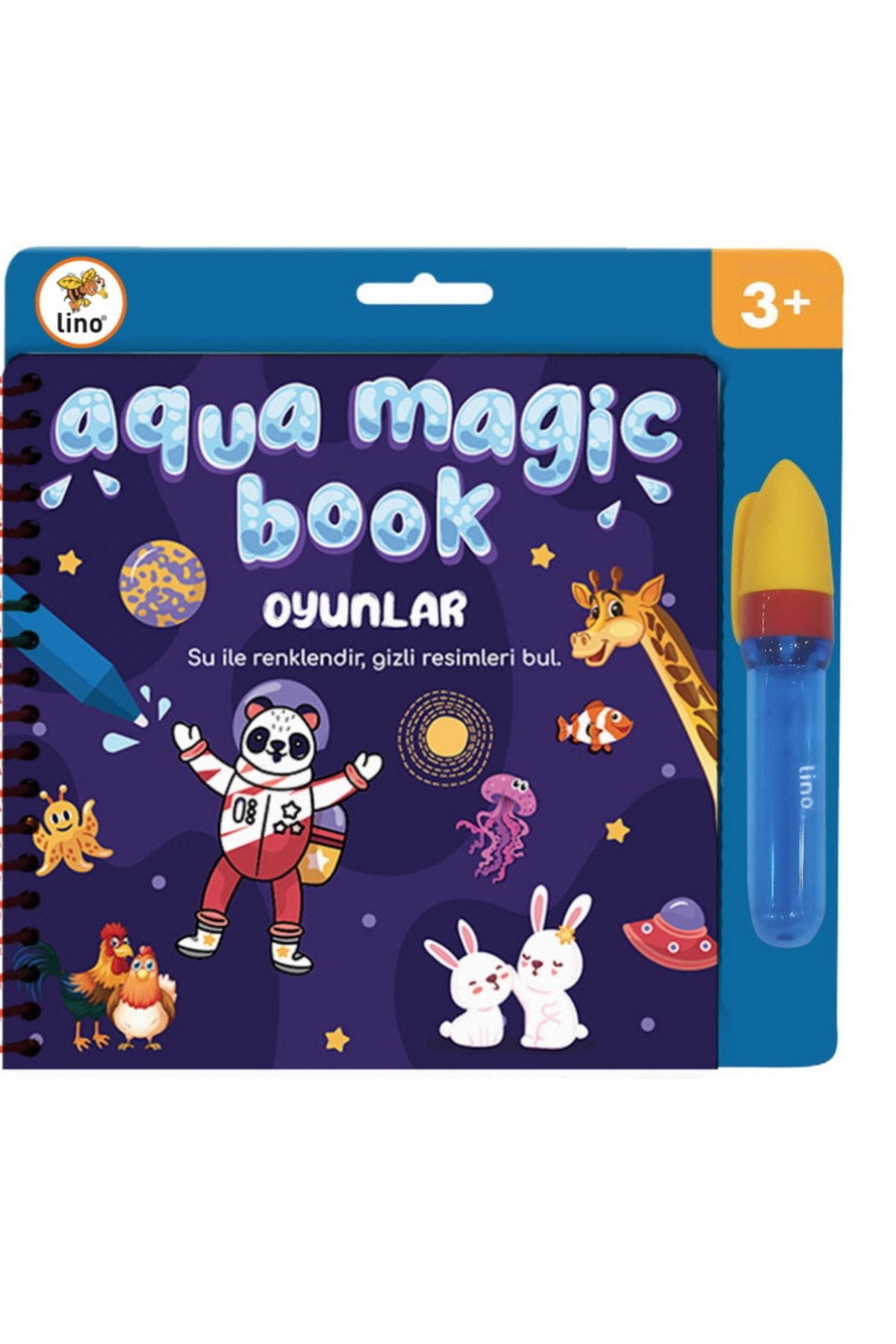 Lino Aqua Magic Book Oyunlar (sihirli Boyama Kitabı)
