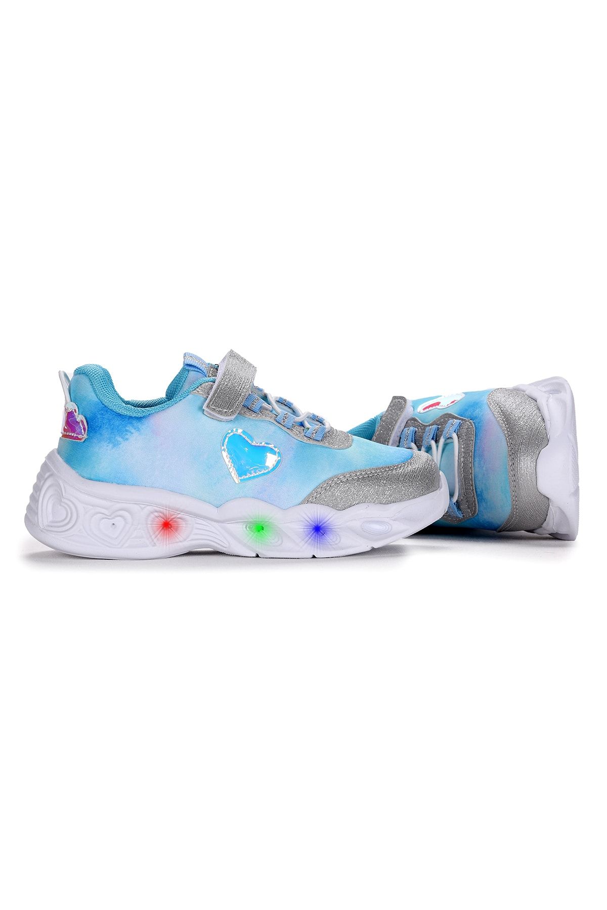 Genel Markalar Kids Yuki Işıklı Cırtlı Kız Çocuk Spor Ayakkabı