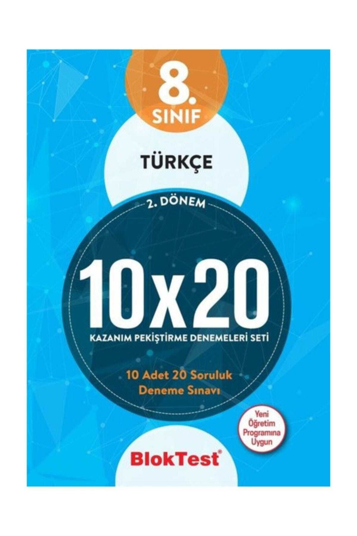 Karakarga Yayınları 8.Sınıf 2.dönem Türkçe 10x20 Kazanım Pekiştirme Denemeleri Seti