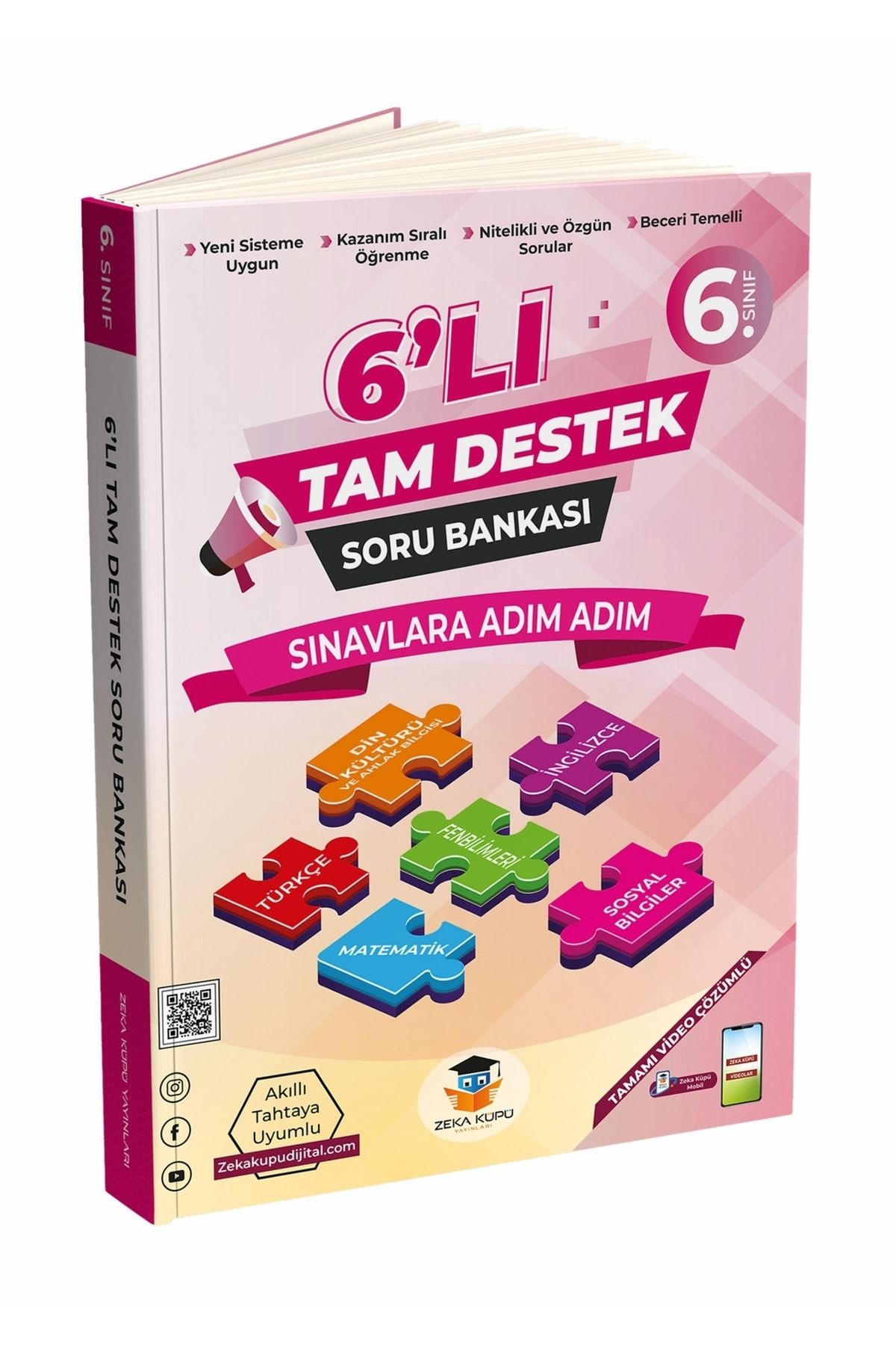 Zeka Küpü Yayınları 6. Sınıf 6'lı Tam Destek Soru Bankası
