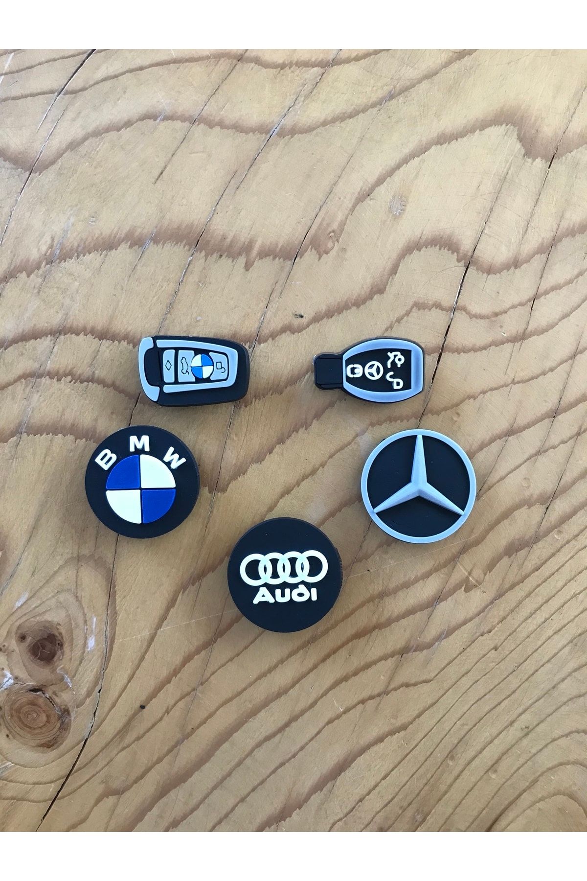 Crocs Jibbitz Terlik Süsü Germany Power Mercedes Bmw Audi Logo Anahtar
