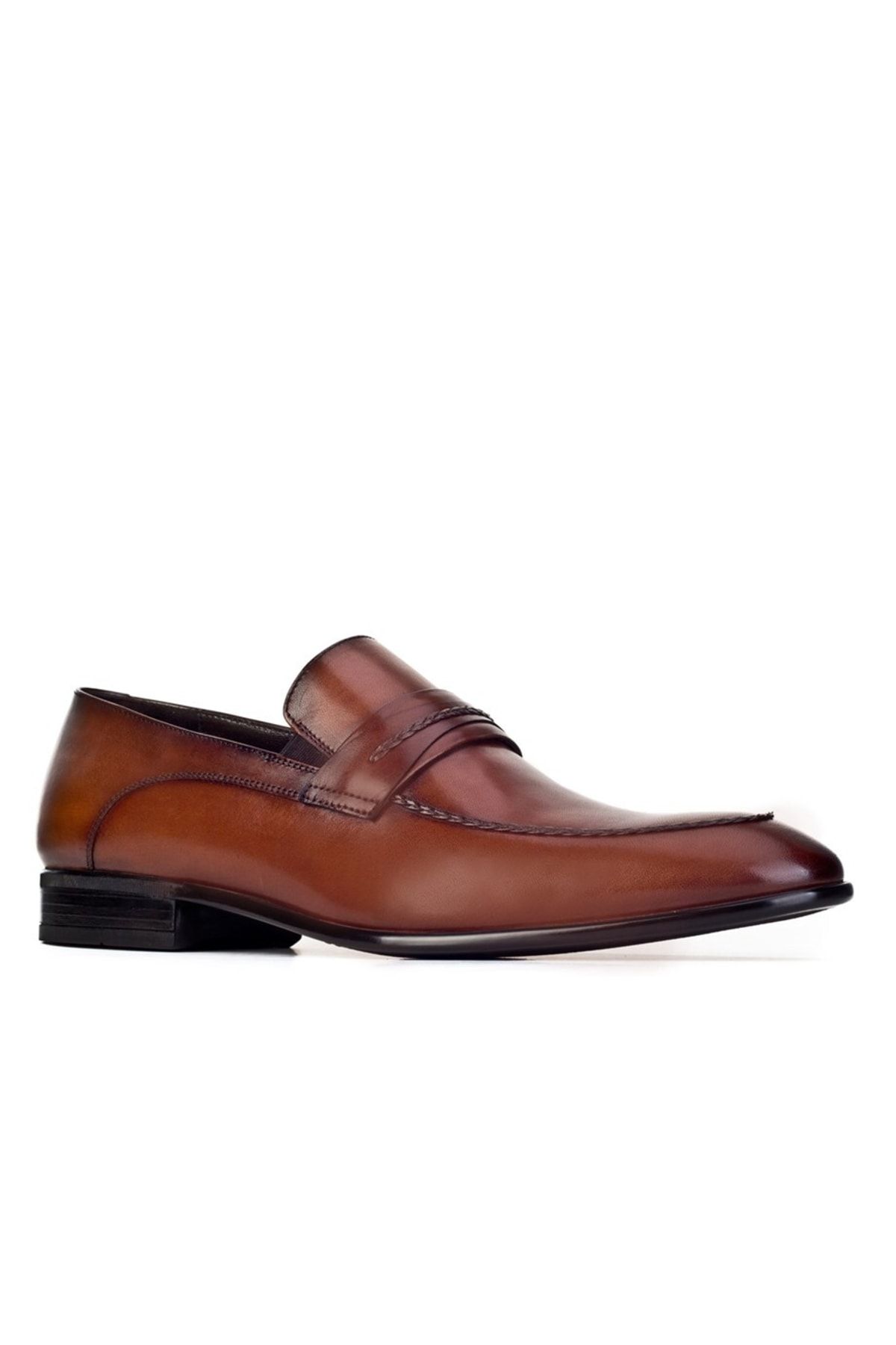 Cabani Hakiki Deri Kahverengi Erkek Klasik Ayakkabı