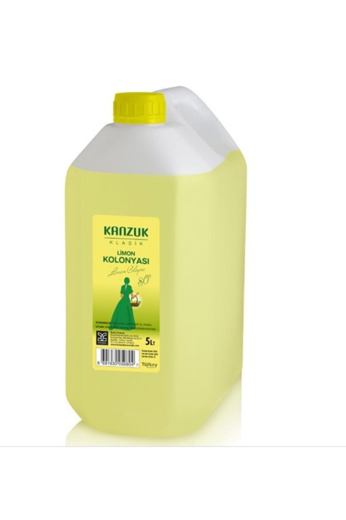 Kanzuk Limon Kolonyası 5 Litre 80 Derece