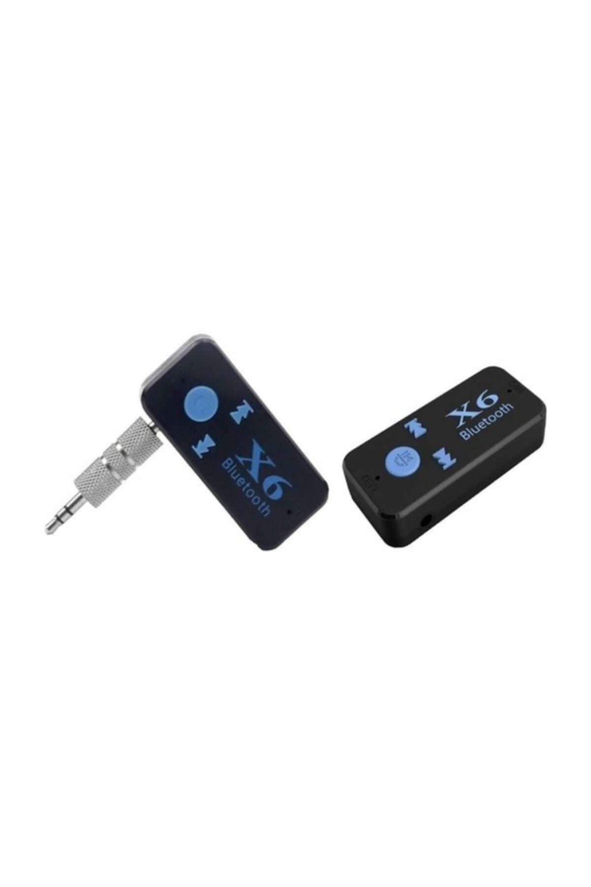 Metus Bluetooth Müzik Alıcısı 3.5 Mm Aux Adaptör Araç Kiti 3in1 - Cyber An-6999 X6