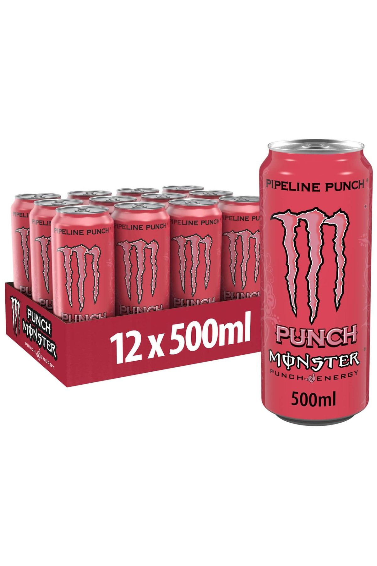 Monster Energy Monster 500 ml Enerji Içeceği Orjinal Tat Mükemmel Lezzet 12 Adet