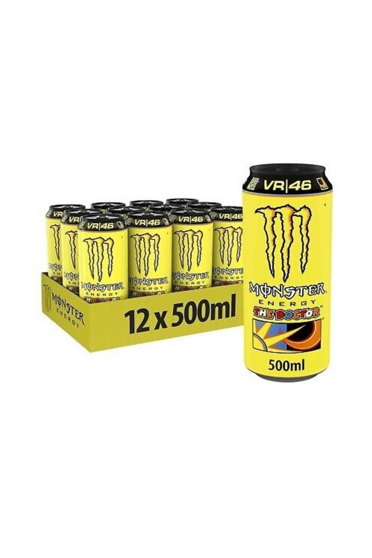 Monster Energy Monster 500 ml Enerji Içeceği Orjinal Tat Mükemmel Lezzet 12 Adet