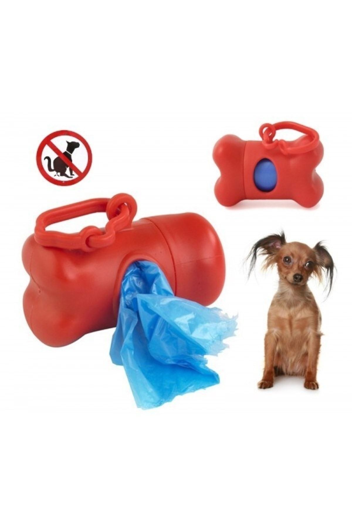 Buffer ® Köpekler Için Kemik Figürlü Kaka Torbası Ve Evcil Hayvan Dışkı Günlük Çöp Için Yedek Poşet