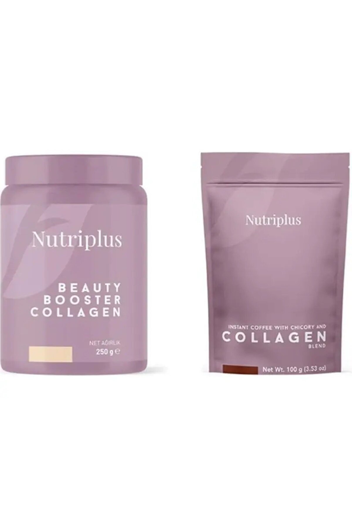Farmasi Nutriplus Kolajen Beauty Set- Kolajen Toz+ Kolajenli Hindiba Kahve