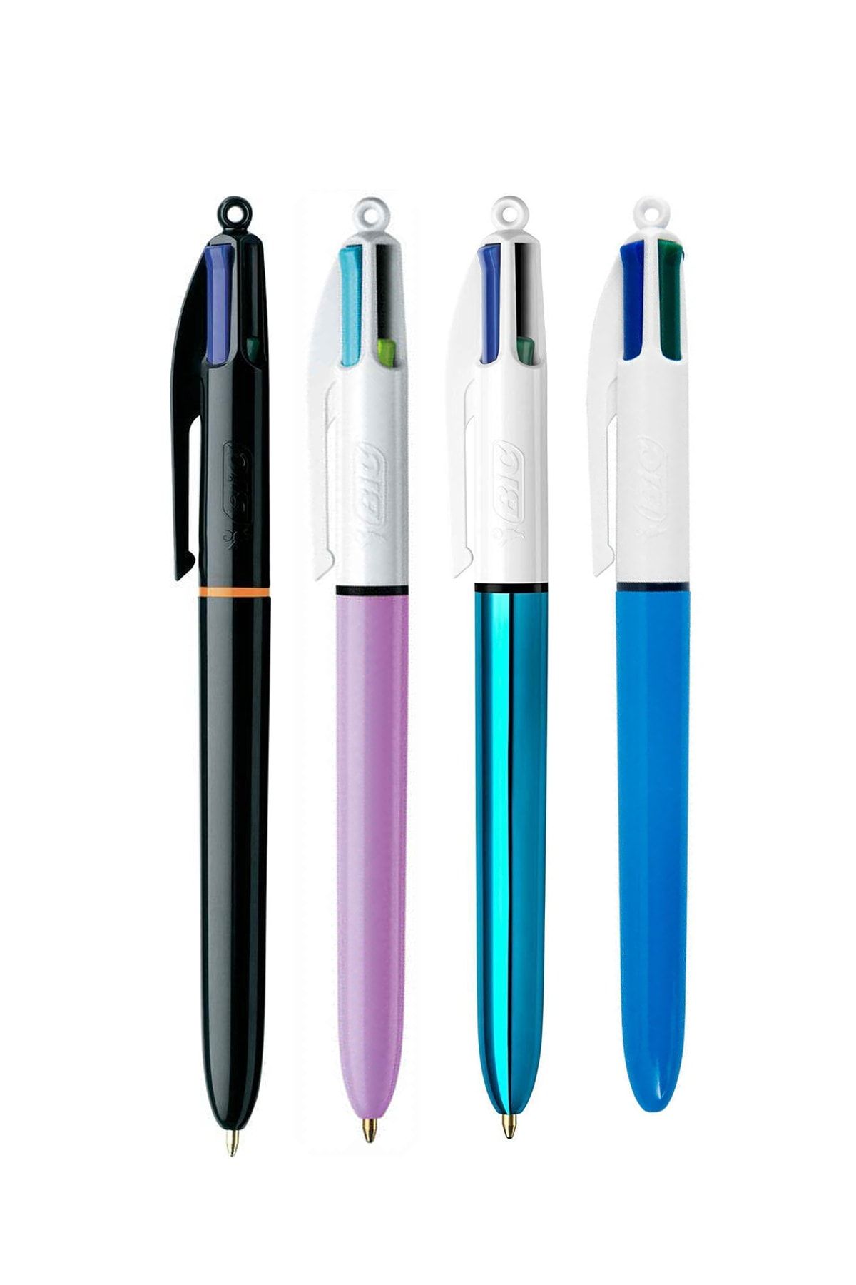 Bic 4 Renk Tükenmez Kalem Farklı Gövde Renklerinde 4 Lü Kalem Set