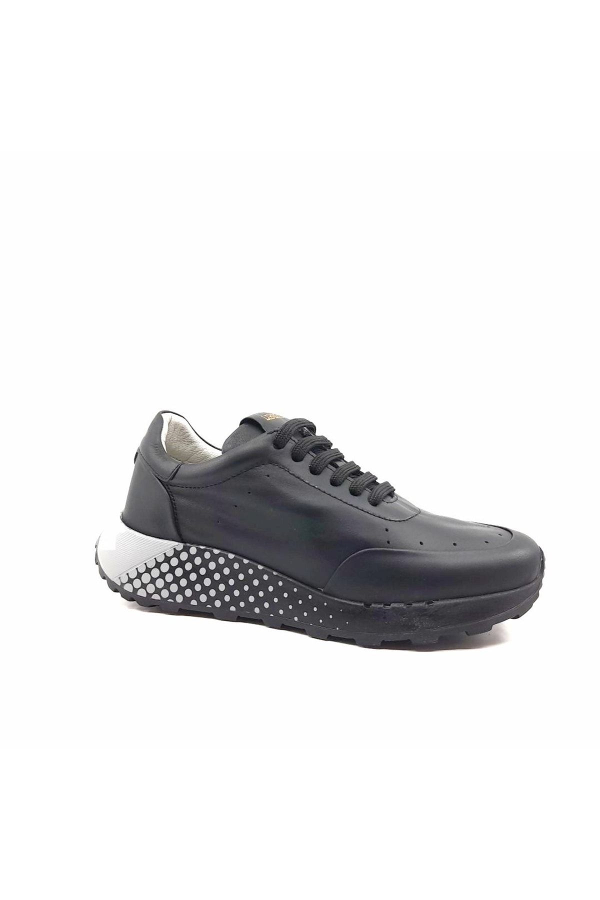 Libero 4346 Siyah Renk Hakiki Deri Yazlık Kadın Spor Ayakkabı