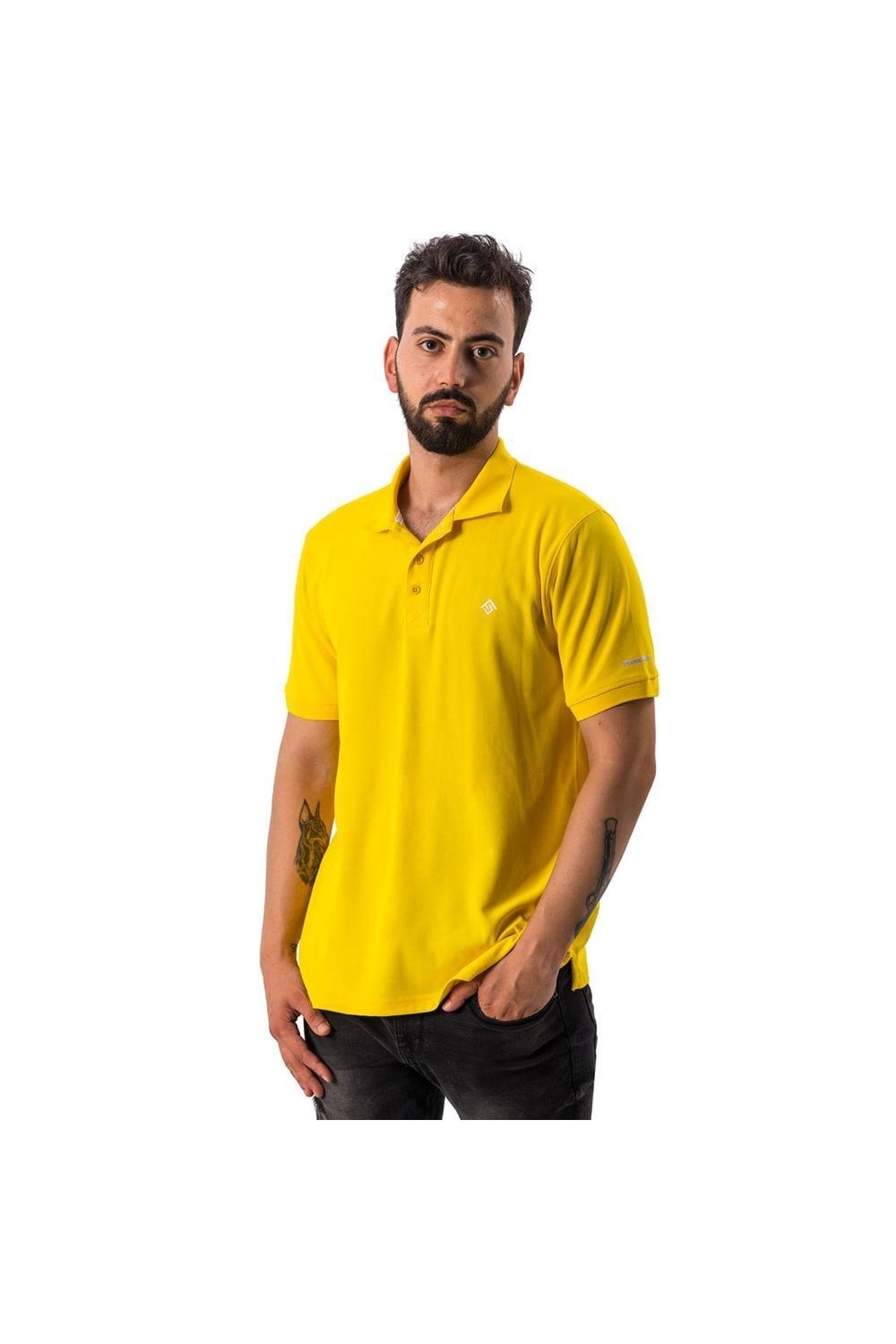 Freecamp Breeze Erkek Polo T-shirt-sarı