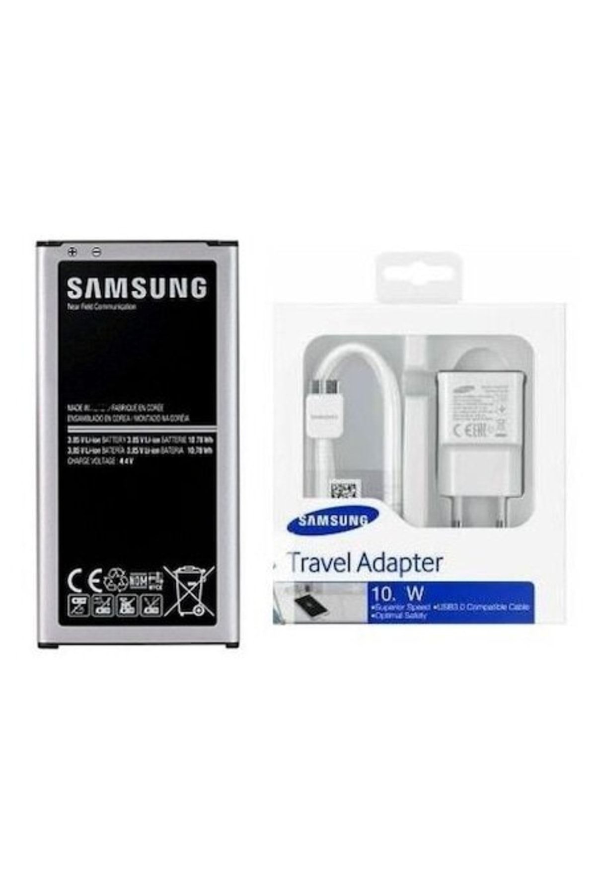 Galaxy Samsung S5 (g900) Batarya Pil + Kulaklık + Şarj Cihazı