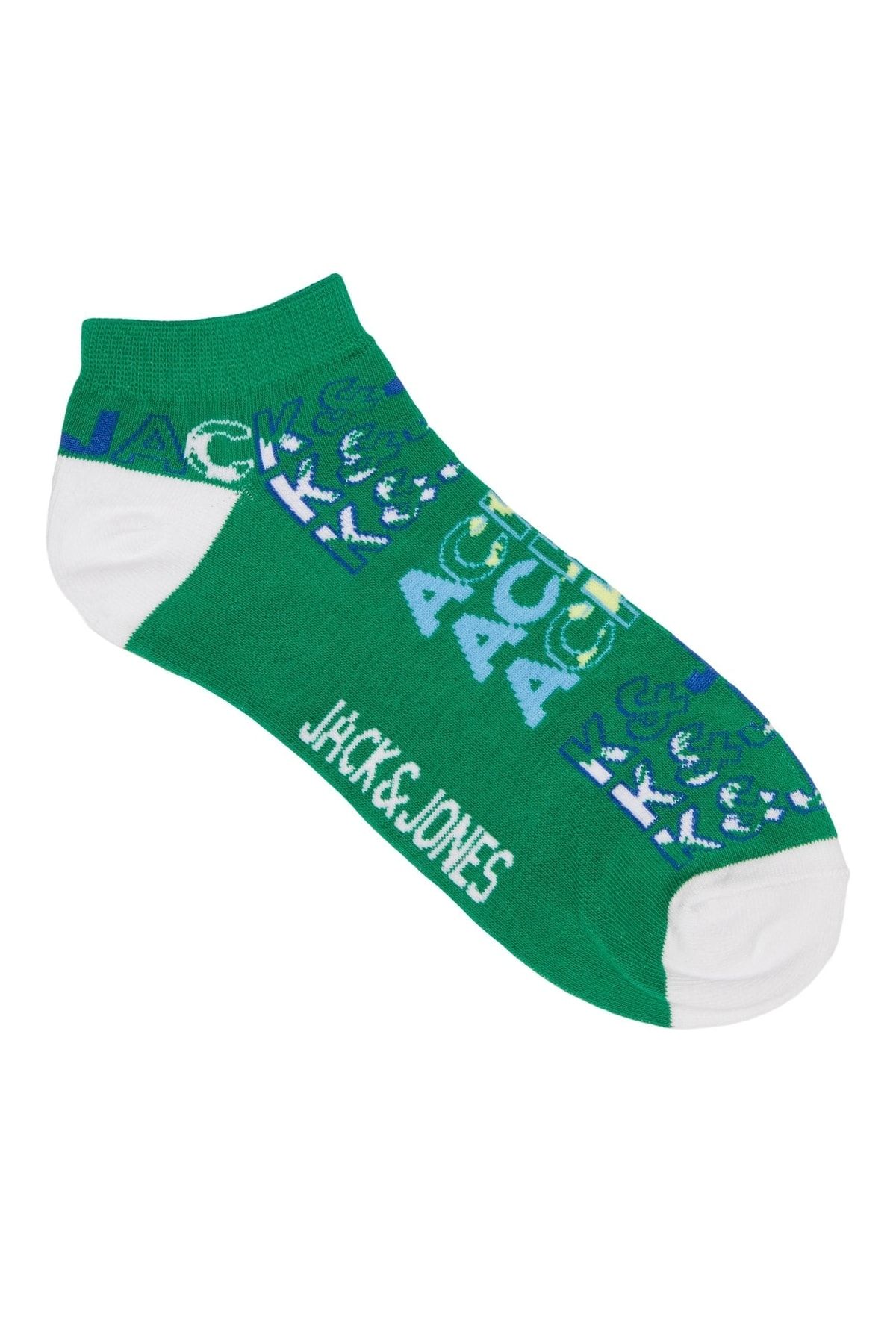 Jack & Jones Jack Jones Color Logo Short Sock Erkek Yeşil Çorap 12217664-21