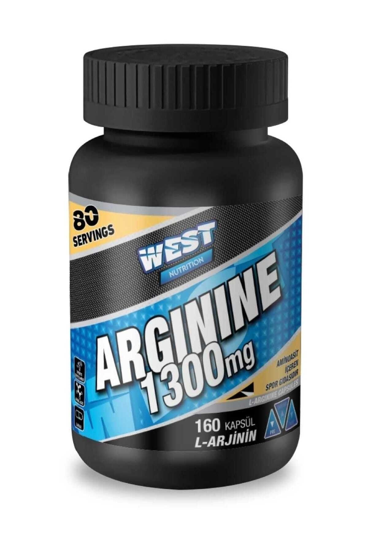 West Nutrition L-Arginine 1300 – 160 Kapsül