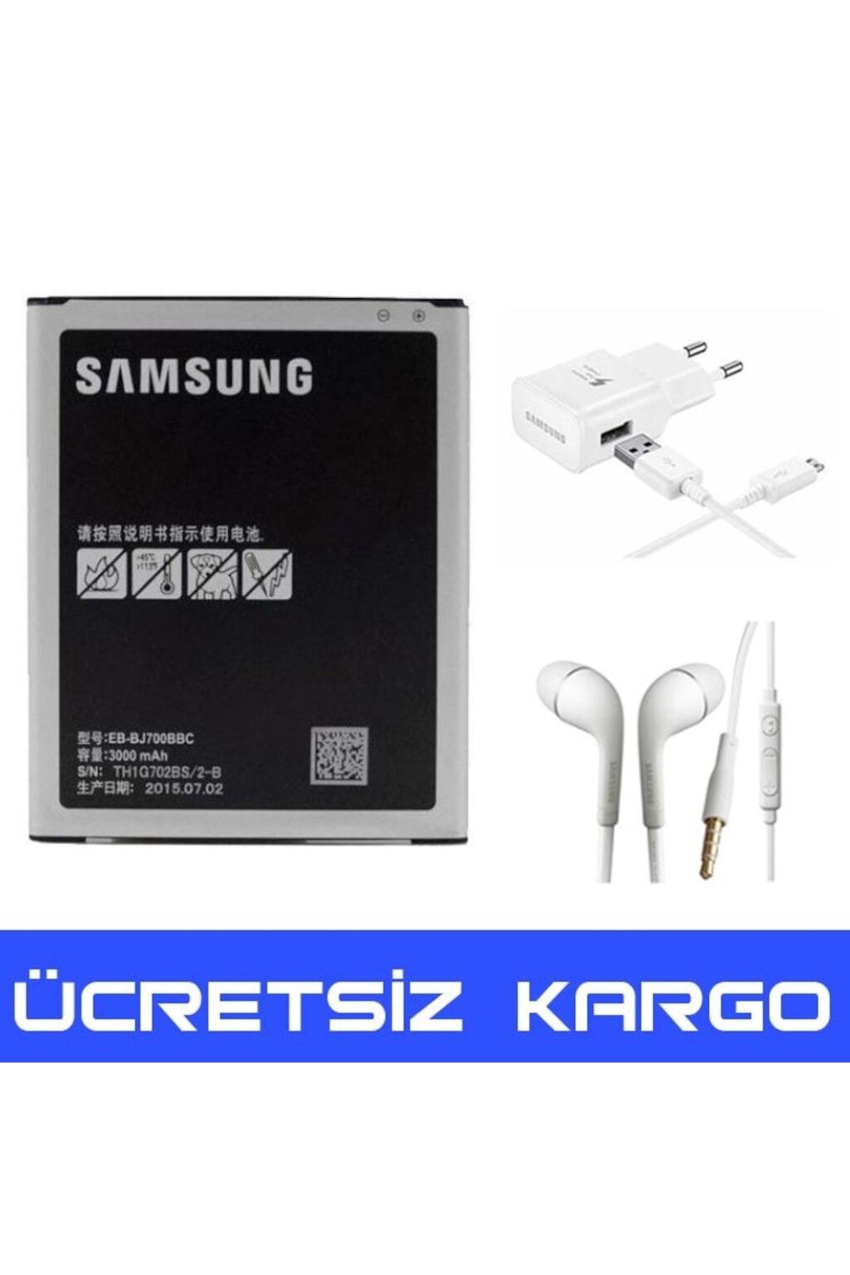 Galaxy Samsung J7 Core (j701) Batarya Pil +kulaklık + Şarj Cihazı