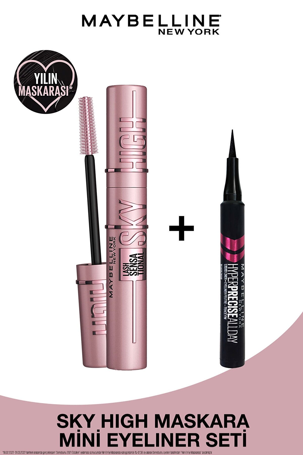 Maybelline New York Lash Sensational Sky High Maskara + Mini Hyper