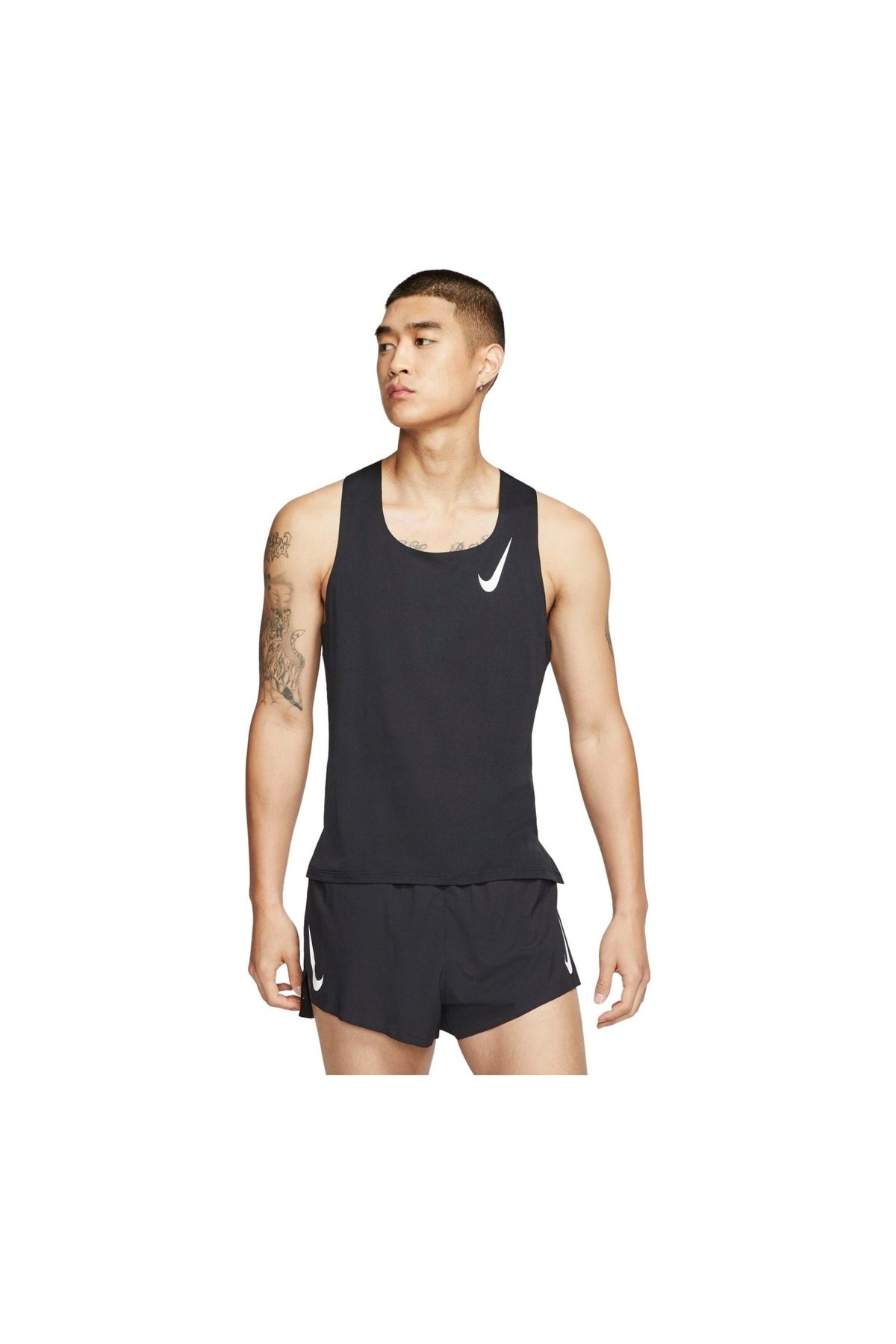 Nike Aeroswift Singlet Running Koşu Siyah Erkek Atleti Cj7835-010