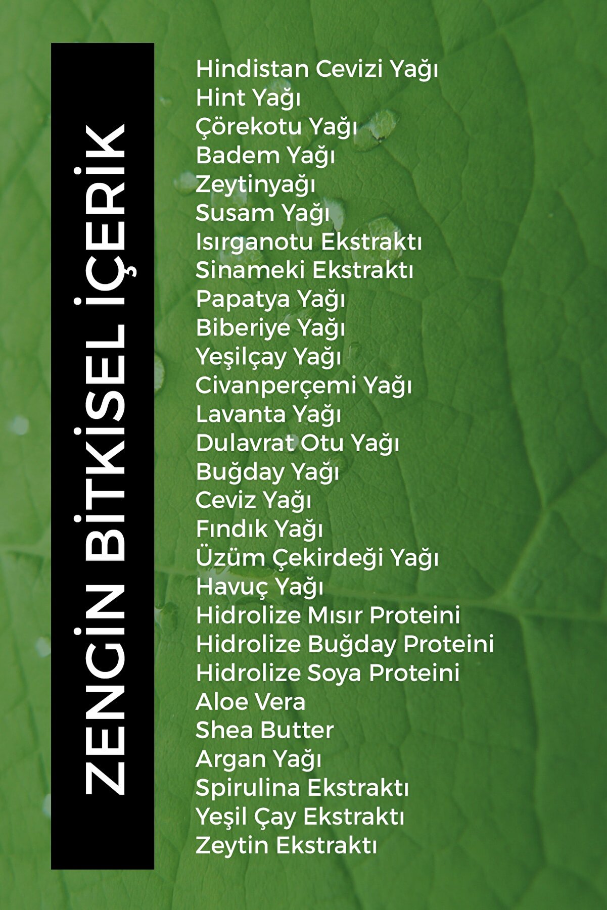 HC Care Super Green - Bitki Özlü Durulanmayan Saç Bakım Kremi - 150 Ml.
