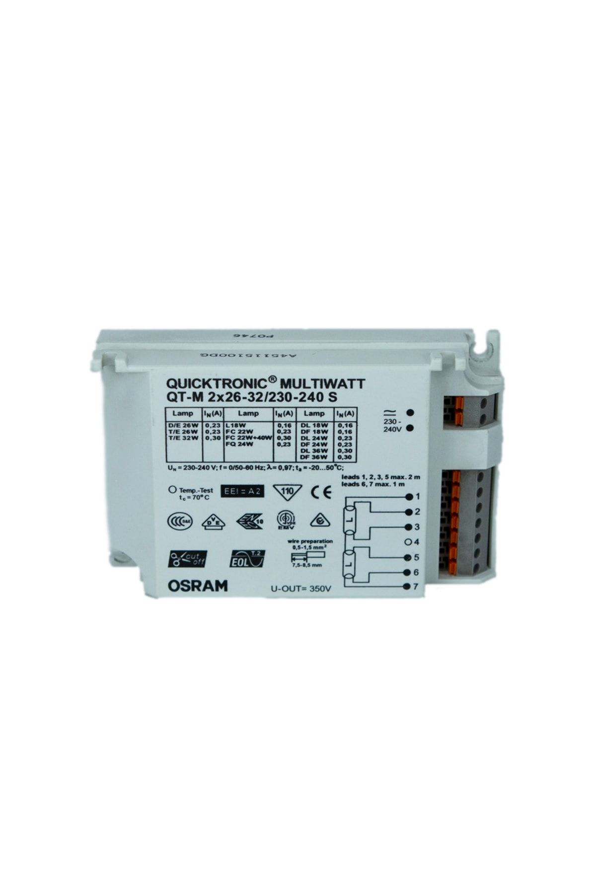 Osram 2x26w 32w Elektronik Balast