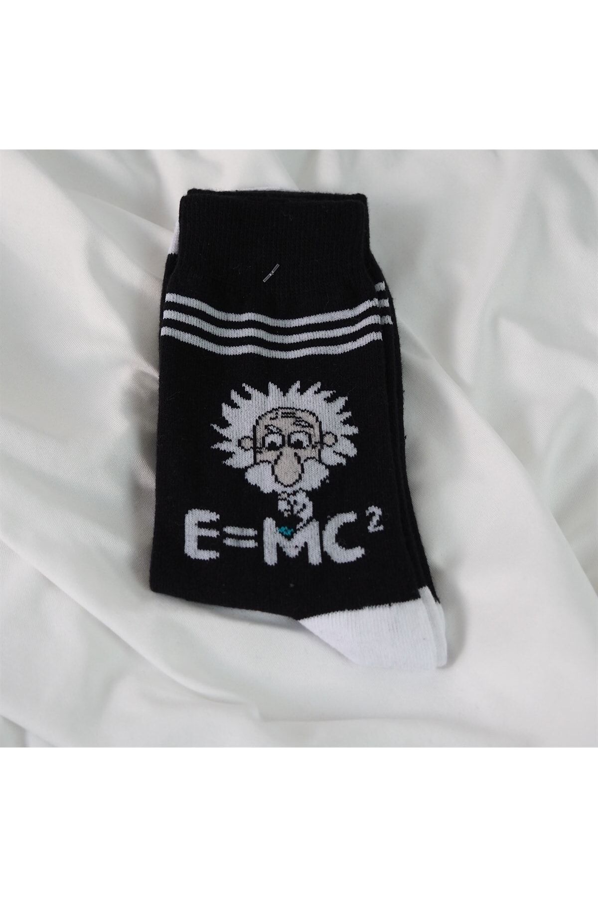 Planet Butik E = Mc2 Çorap Siyah