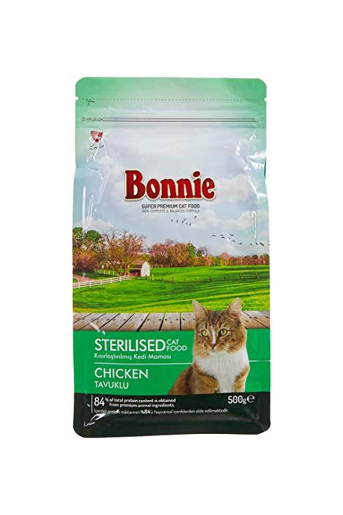 Bonnie Adult Cat Sterılızed 32/12 Chicken, 0,5 Kg