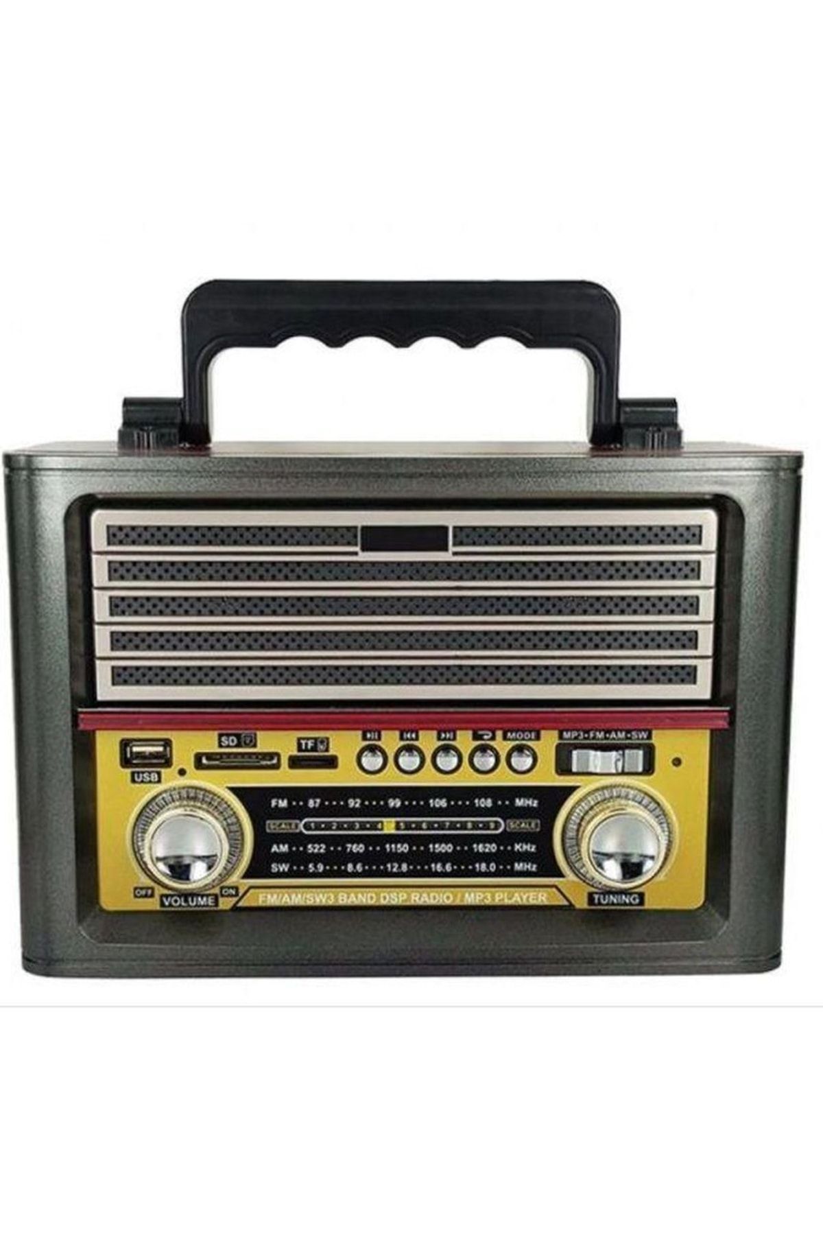 Genel Markalar Adipa Tg Md-1705bt Usb Sd Fm Nostaljik Görünümlü Radyo