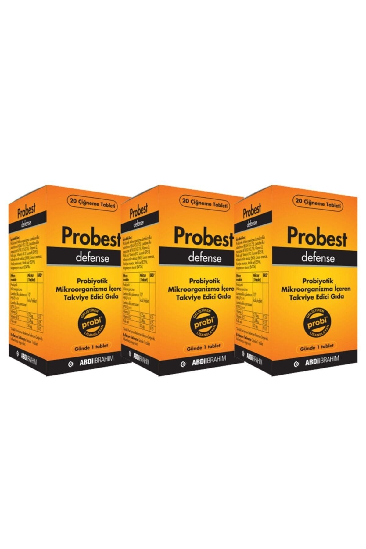 Probest Defense 20 Çiğneme Tableti 3 Adet