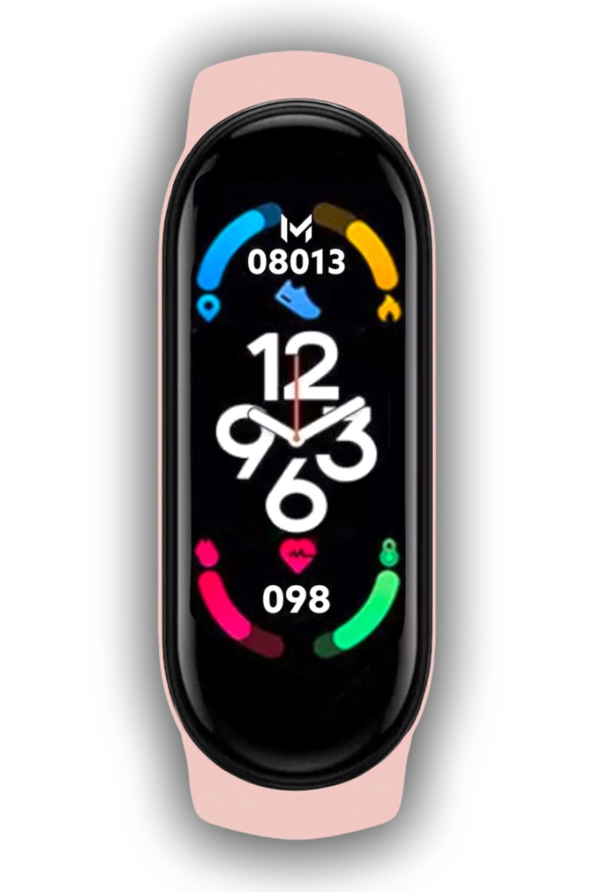 MATEO M7 Akıllı Bileklik Yeni Nesil Renkli Ekran(2022 Versiyon)ios,android Uymlu\ekran Teması Değiştirme