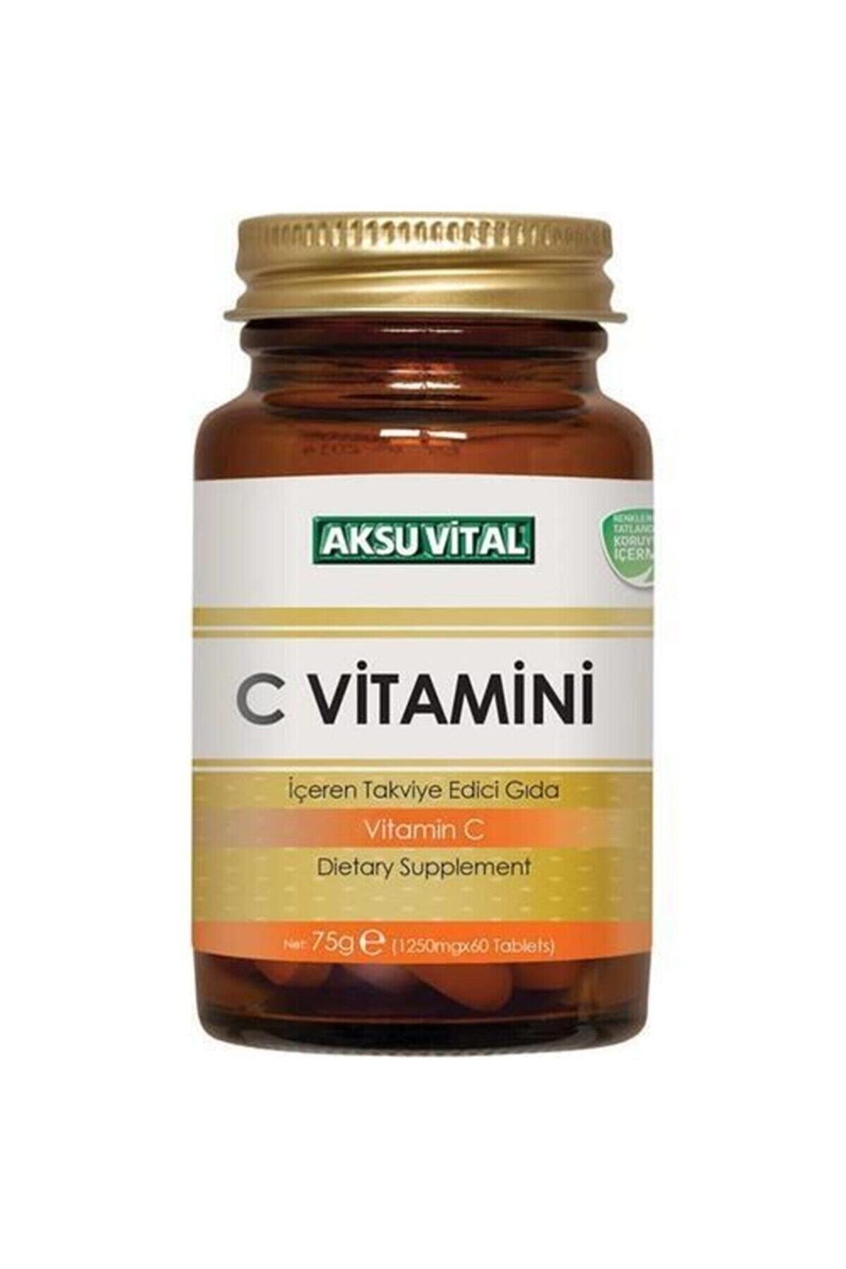 Aksu Vital C Vitamini Tablet 1250mg*60 Adet