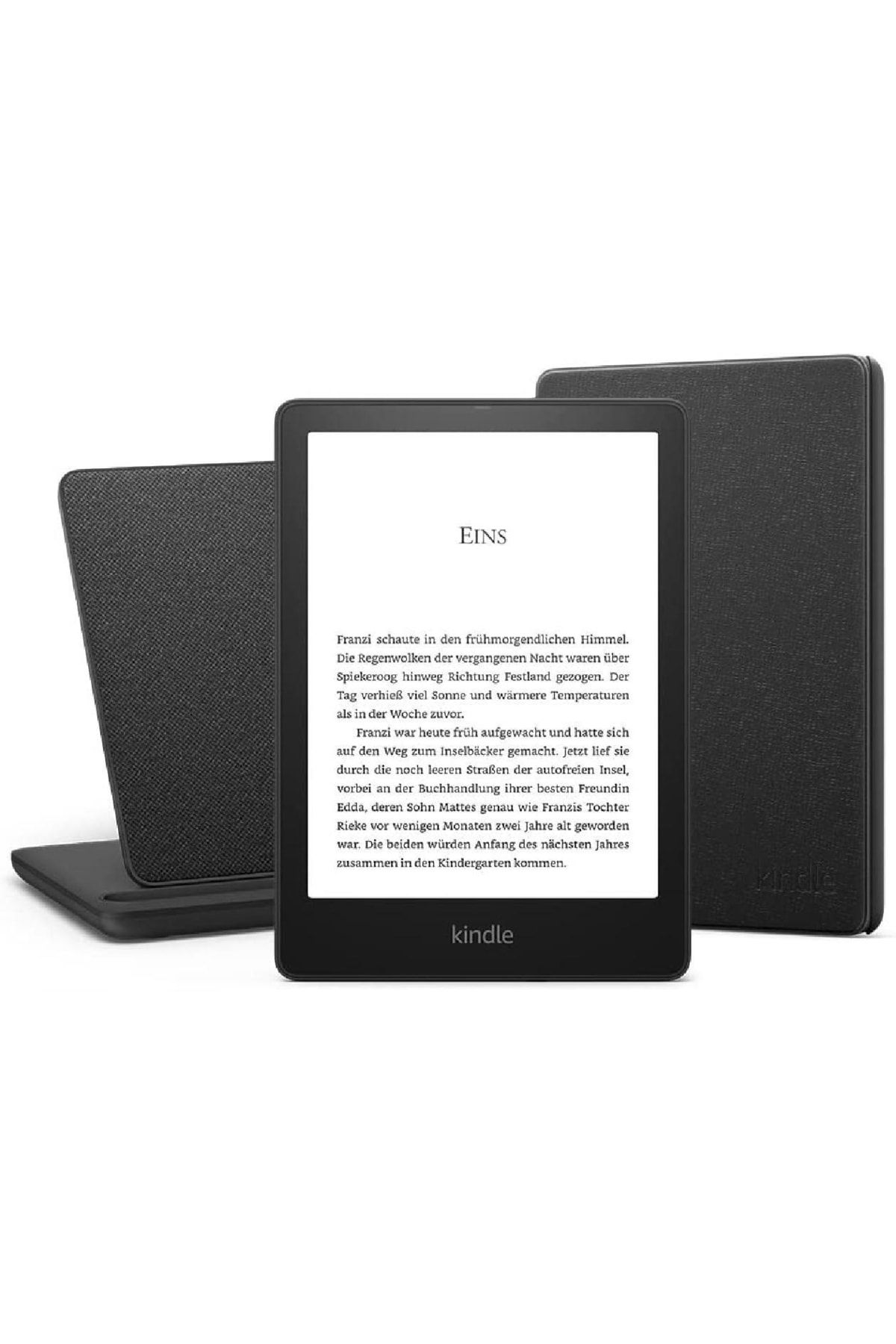 Amazon 6.8" Paperwhite 5 E Kitap Okuyucu 32 Gb + Orijinal Deri Kılıf + Kablosuz Şarj Ünitesi Reklamsız
