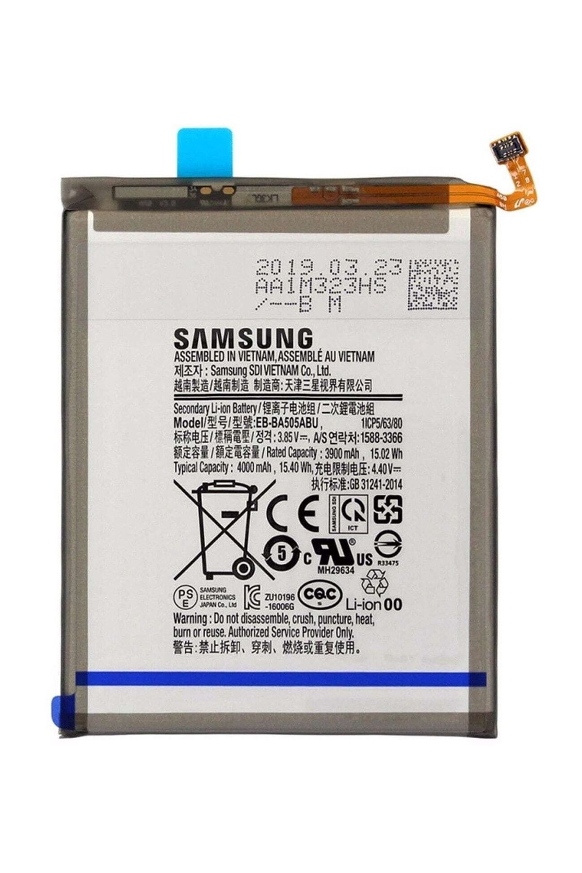 Galaxy Samsung A50 Batarya Pil Eb-ba505abn 4000 Mah