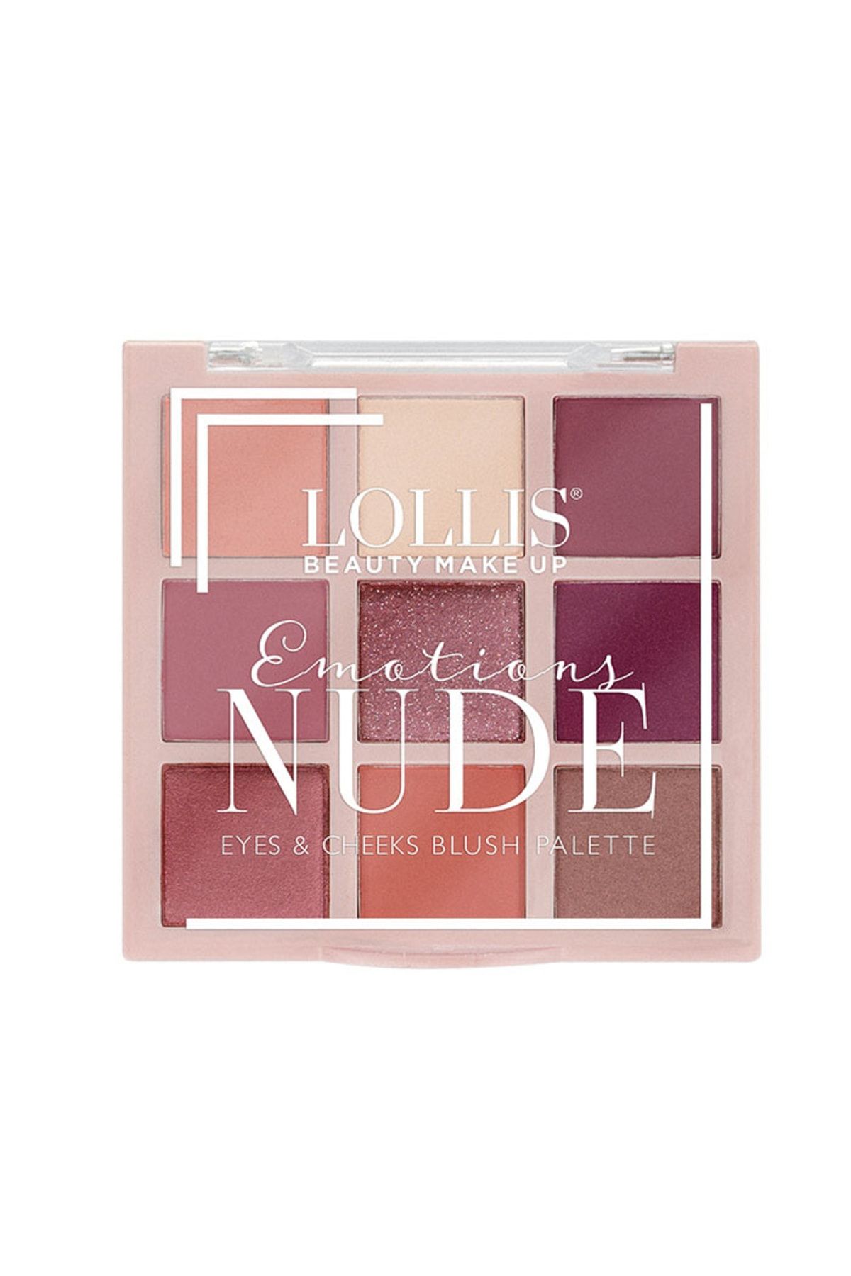Lollis Emotions Nude Eyes&cheeks Blush Palette / Emotions Göz Ve Yanak Allık Paleti
