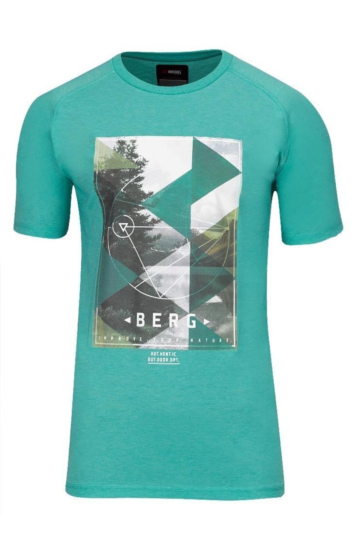 BERG Oulu Erkek T-shirt-yeşil