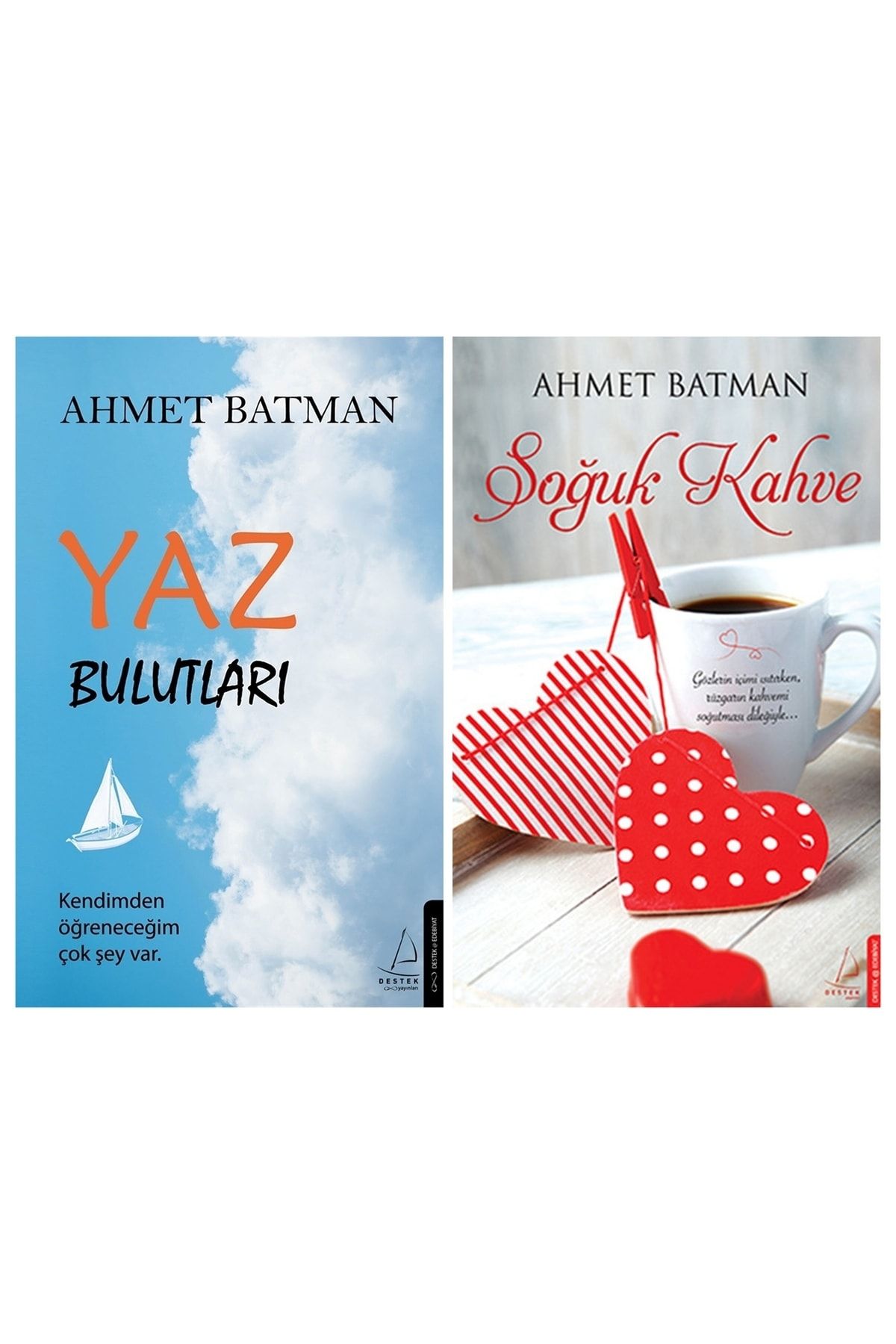 Destek Yayınları Yaz Bulutları + Soğuk Kahve Ahmet Batman 2 Kitap