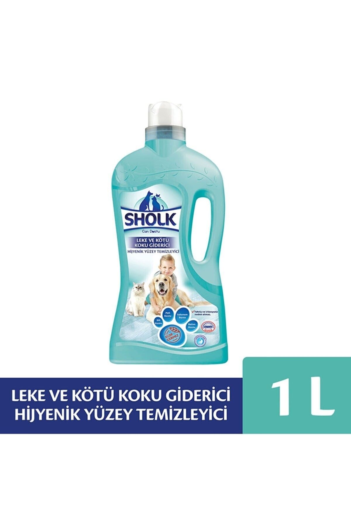 Sholk Evcil Hayvan Hijyenik Yüzey Temizleyici 1l 4 Adet