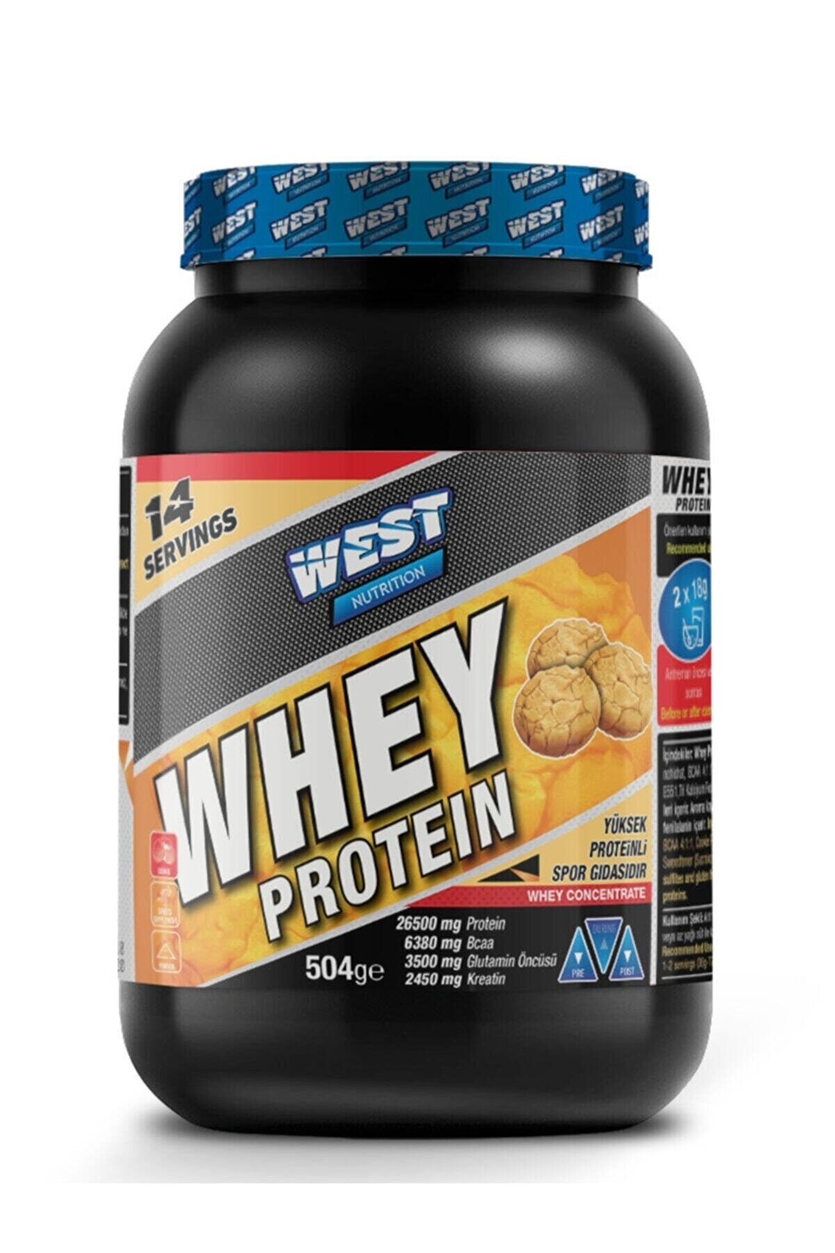 West Nutrition Whey Protein 504 Gram Kurabiye